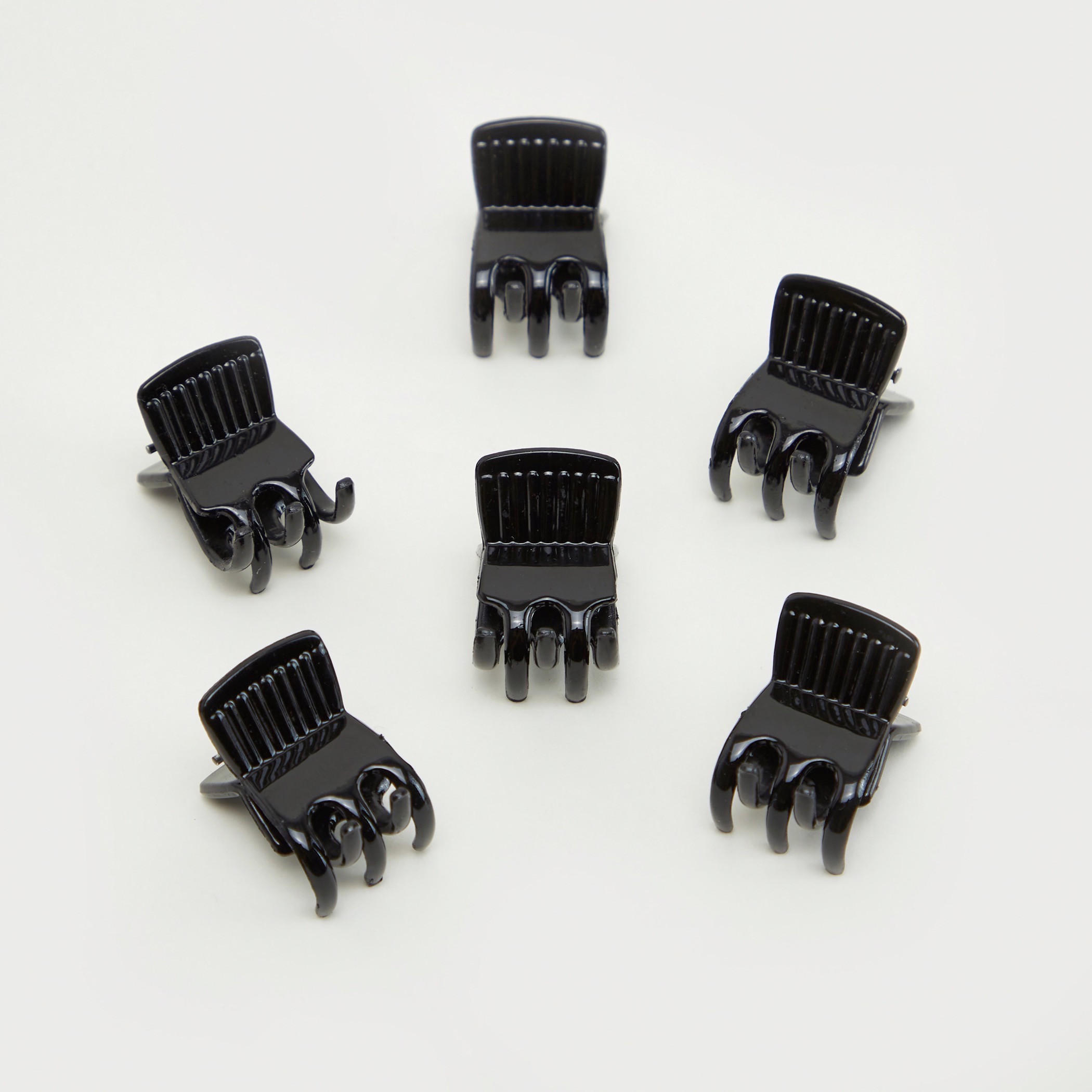 Set of 6 - Gloo Solid Hair Clamps-women-hairaccessories-clamps-image-1