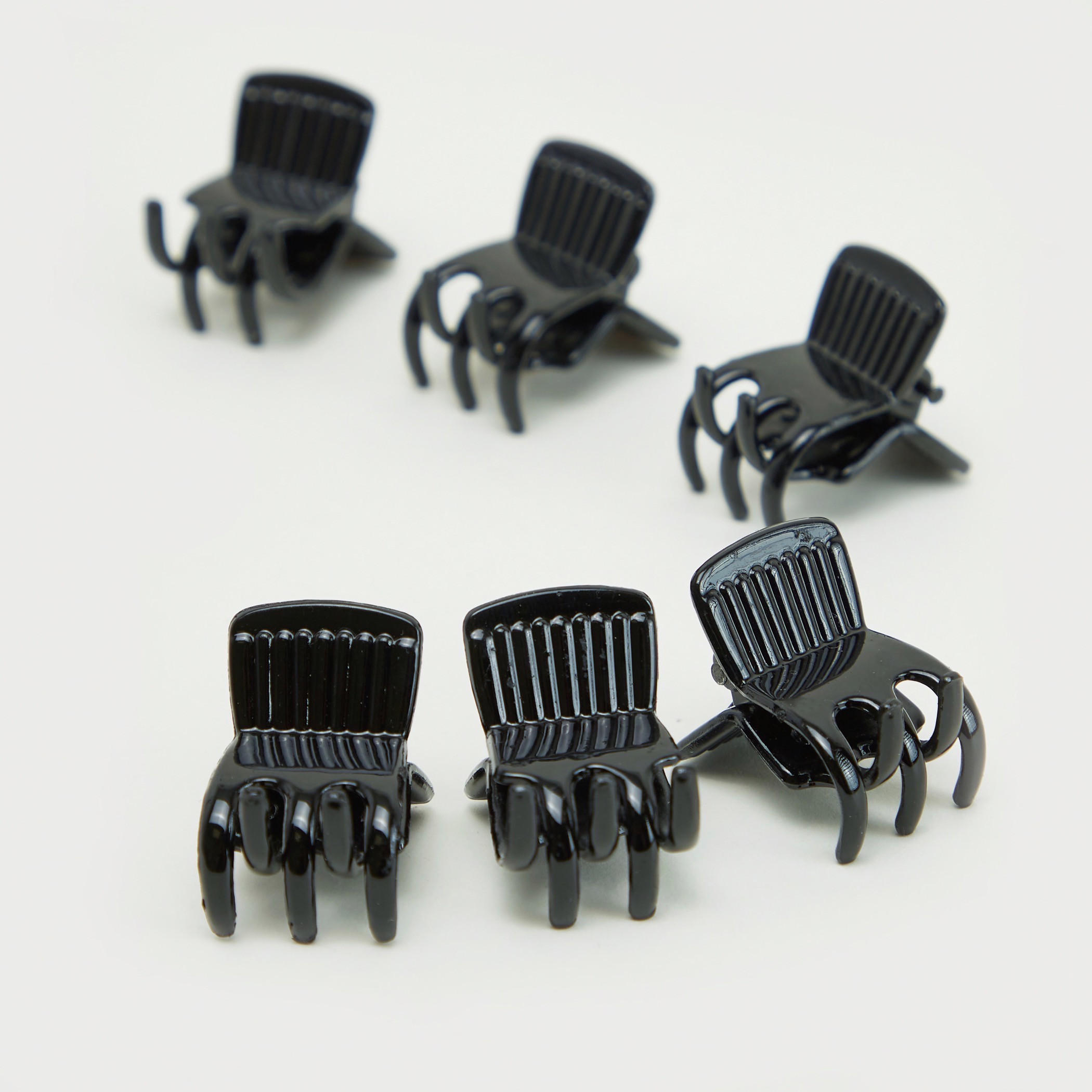 Set of 6 - Gloo Solid Hair Clamps-women-hairaccessories-clamps-image-3