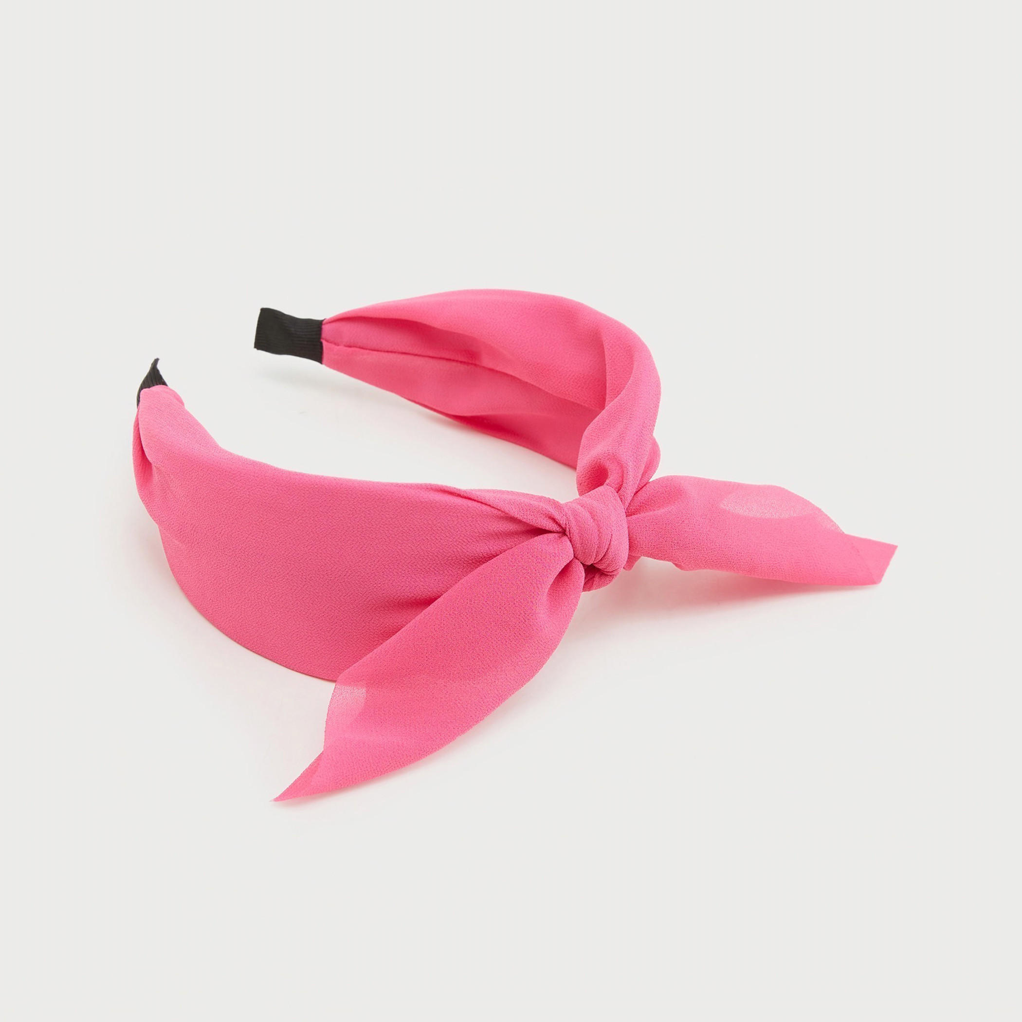 شريطة رأس سادة بتفاصيل عقدة من جلوو-women-hairaccessories-image-5