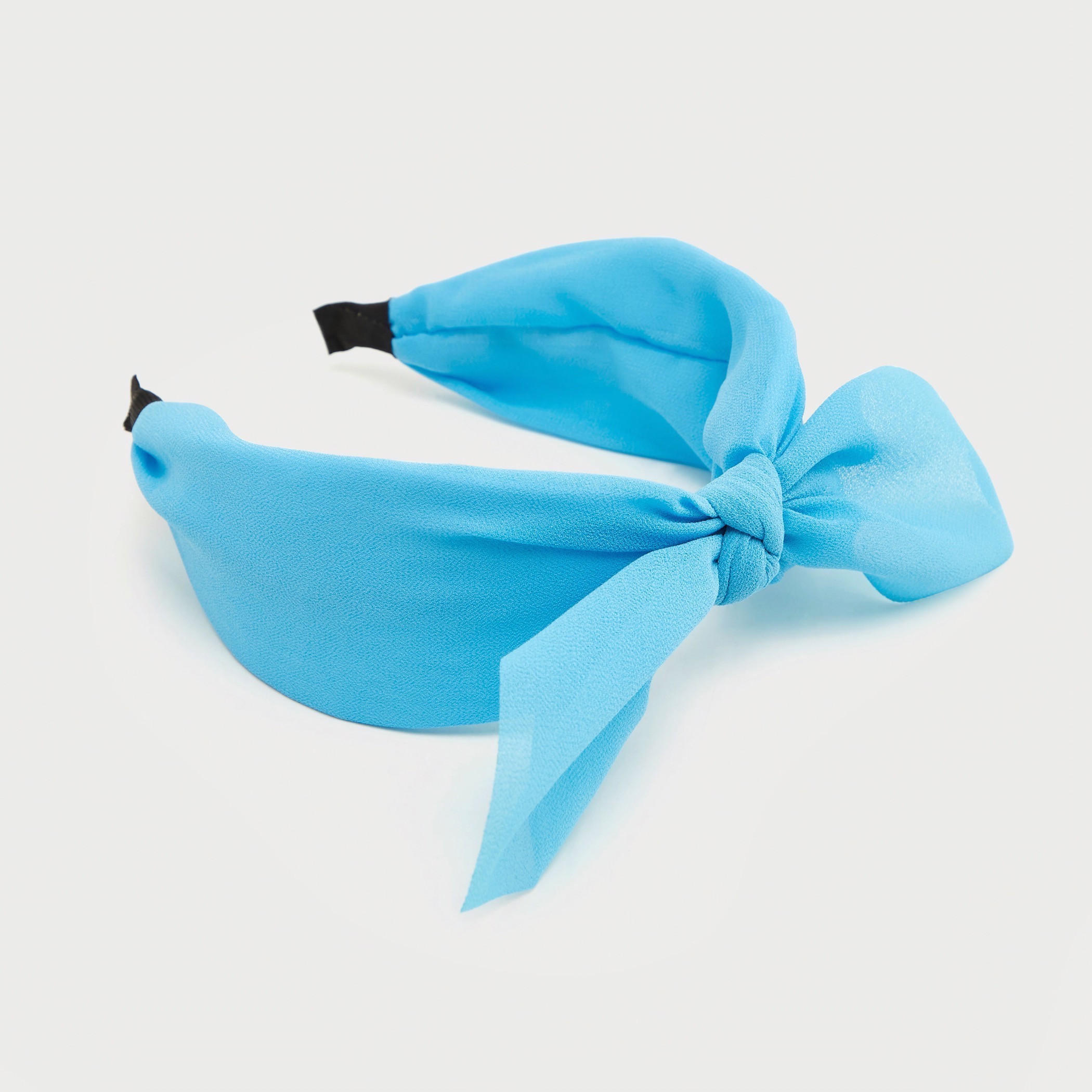 شريطة رأس سادة بتفاصيل عقدة من جلوو-women-hairaccessories-image-1