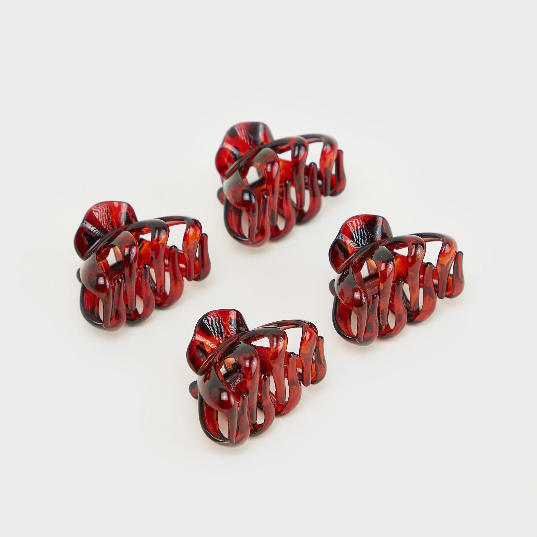 Set of 4 - Gloo Solid Hair Clamp-women-hairaccessories-clamps-image-1