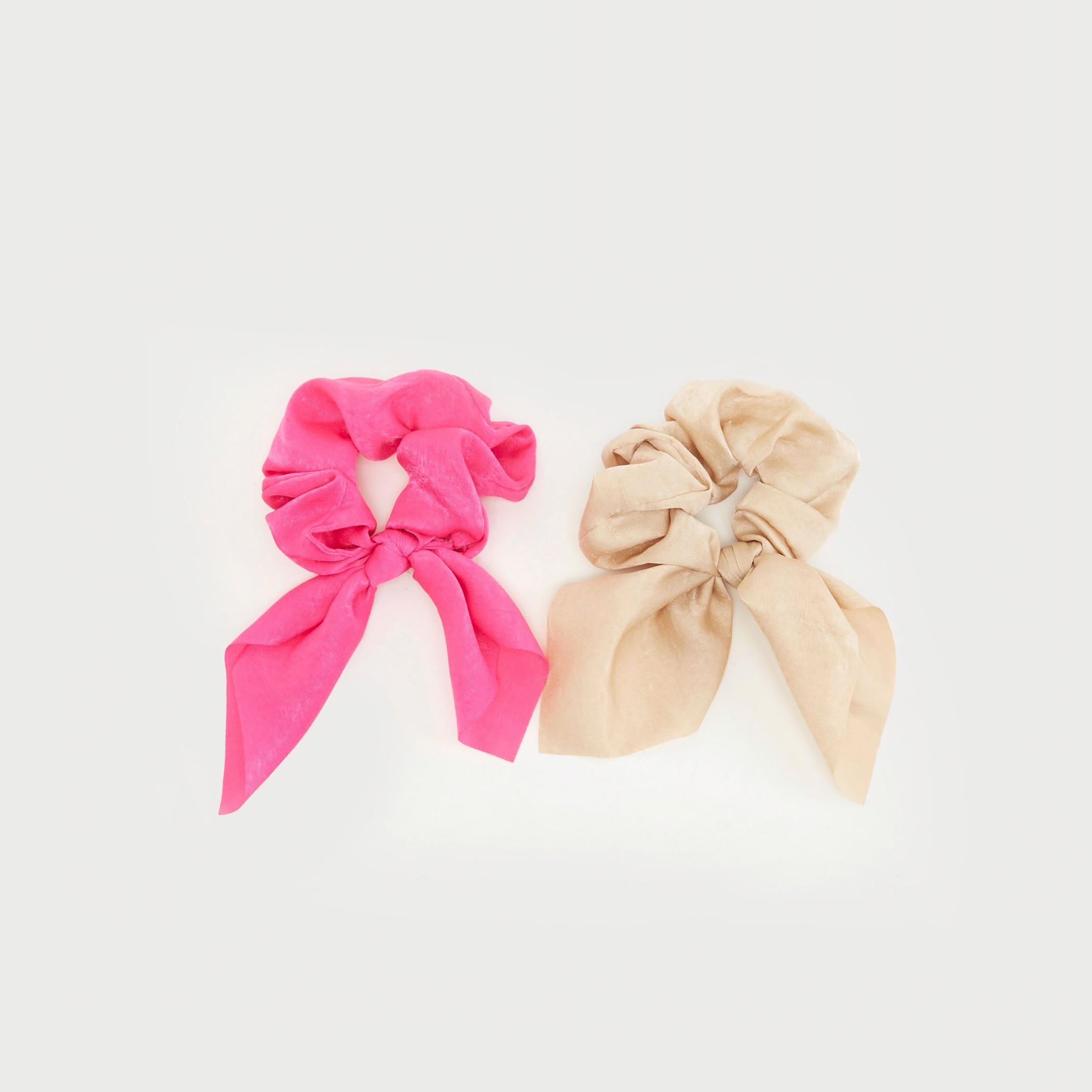 ربطة شعر سادة بتفاصيل عقدة - طقم من 2-women-hairaccessories-image-1