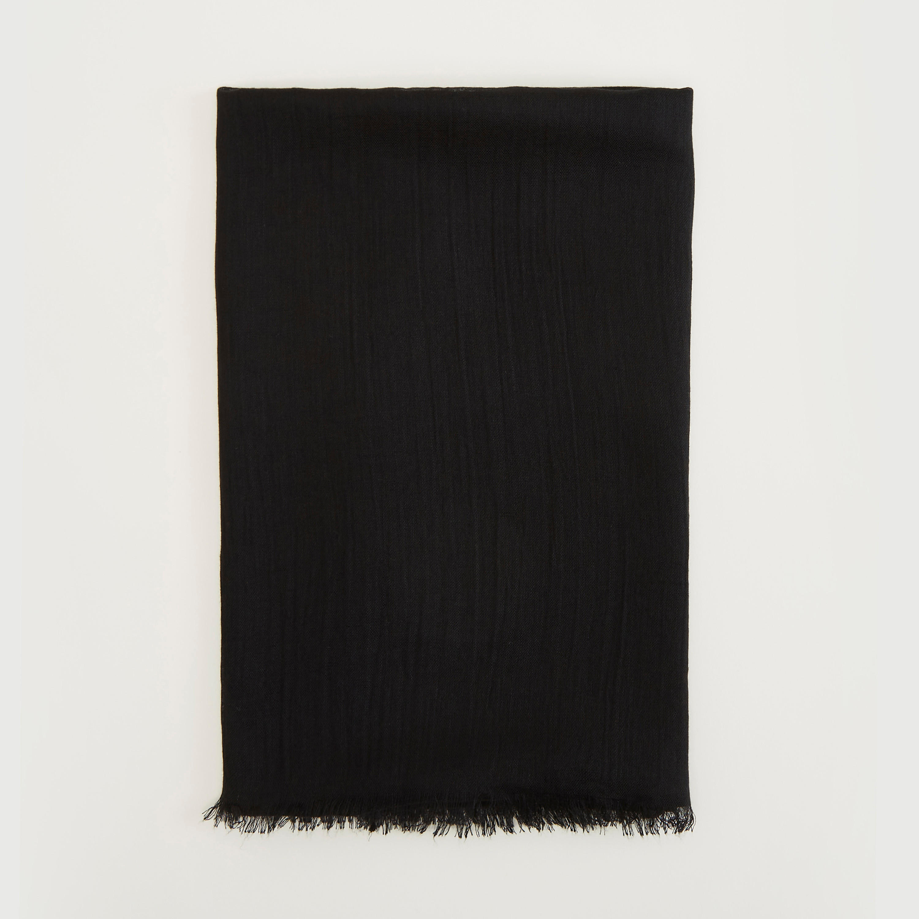 وشاح سادة بأطراف مكشكشة من جلوو-women-clothingaccessories-scarves-image-1