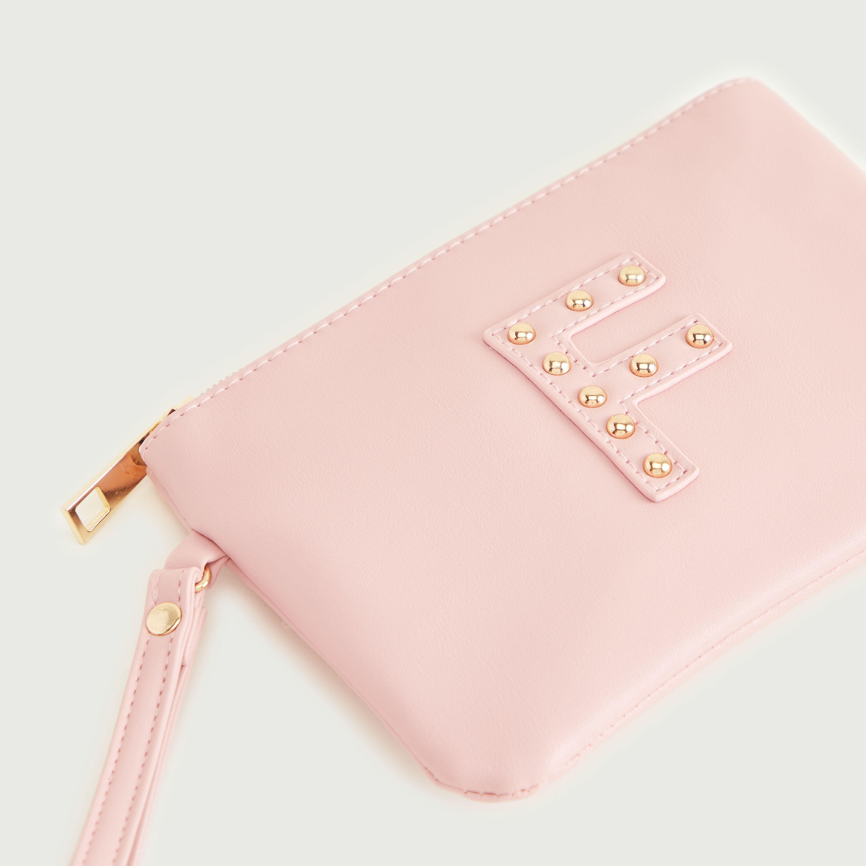 شنطة صغيرة بتصيميم حرف أف مرصّع مع سوار وسحّاب إغلاق من جلو-women-bagsandwallets-wallets-image-3