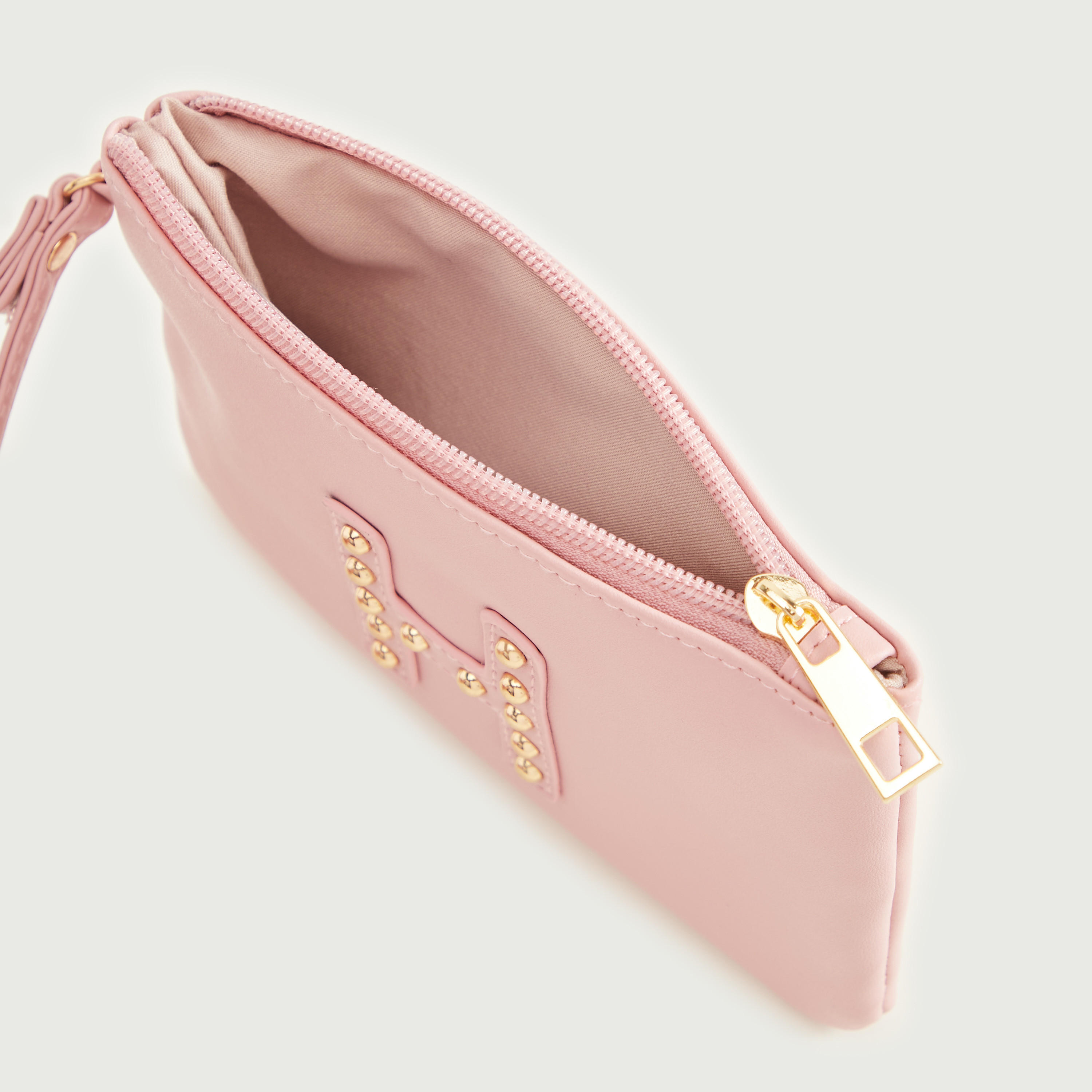 شنطة صغيرة بتصيميم حرف ايتش مرصّع مع سوار وسحّاب إغلاق من جلو-women-bagsandwallets-wallets-image-4
