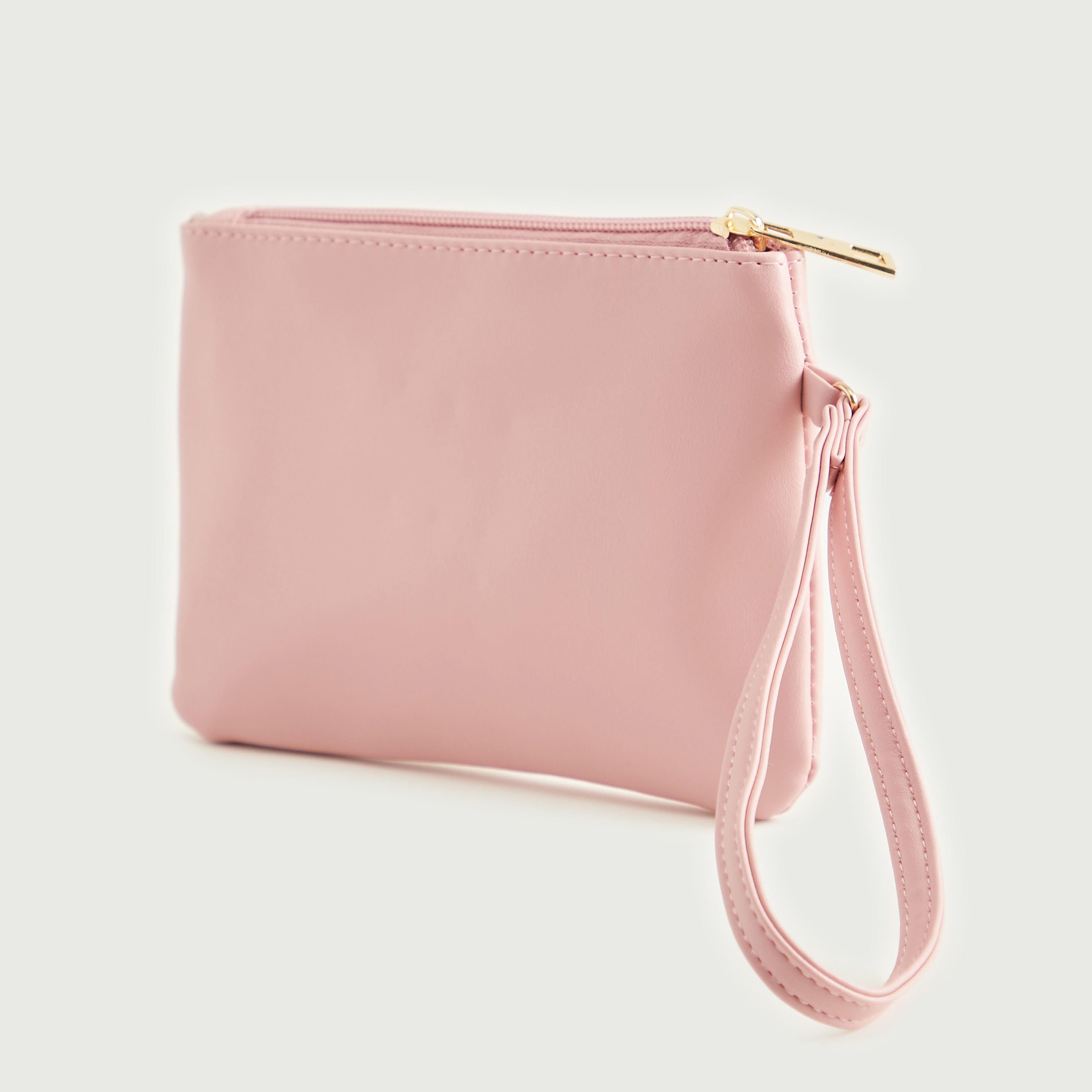 شنطة صغيرة بتصيميم حرف ايتش مرصّع مع سوار وسحّاب إغلاق من جلو-women-bagsandwallets-wallets-image-5