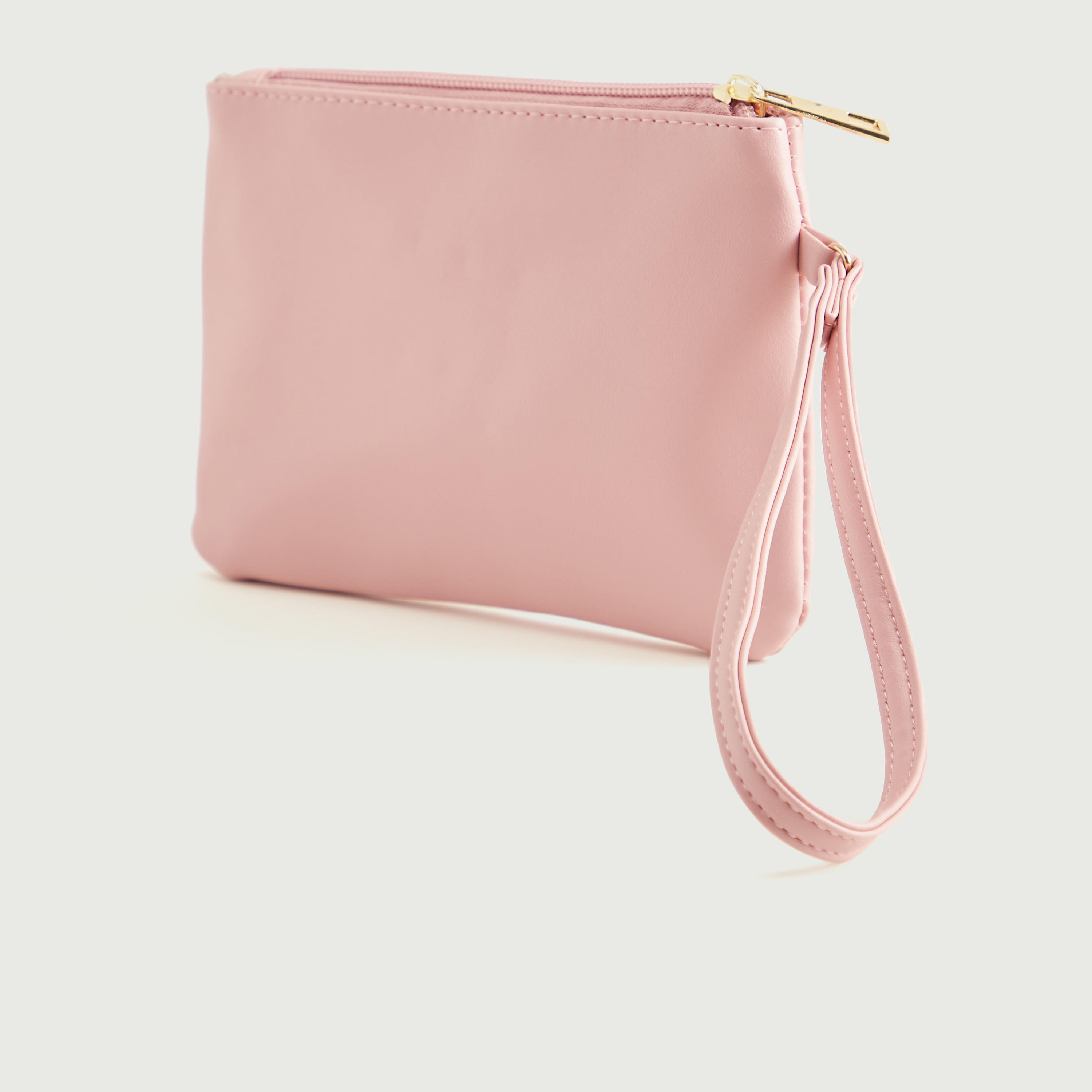 شنطة صغيرة بتصيميم حرف جي مرصّع مع سوار وسحّاب إغلاق من جلو-women-bagsandwallets-wallets-image-2