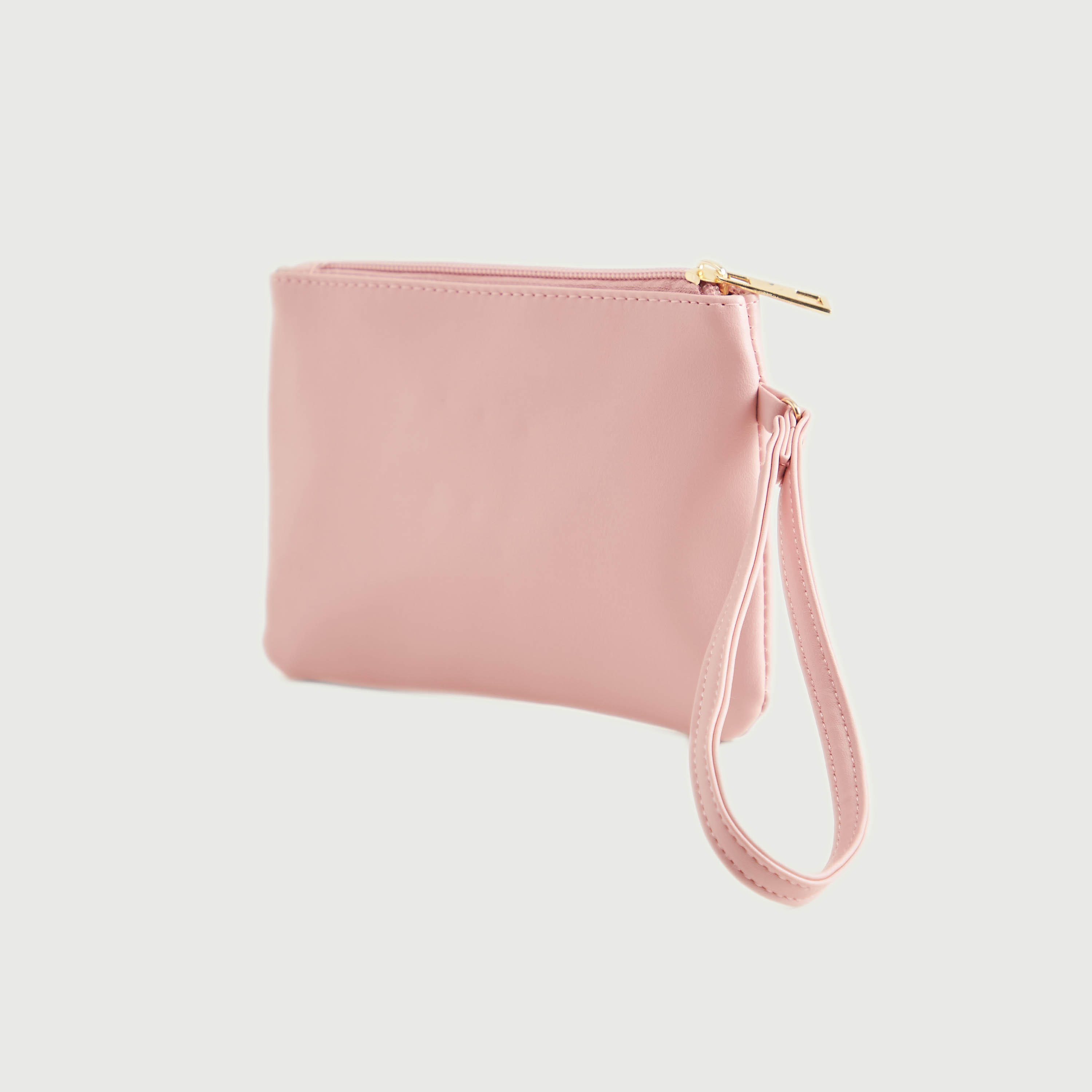 شنطة صغيرة بتصيميم حرف مرصّع مع سوار وسحّاب إغلاق من جلو-women-bagsandwallets-wallets-image-2