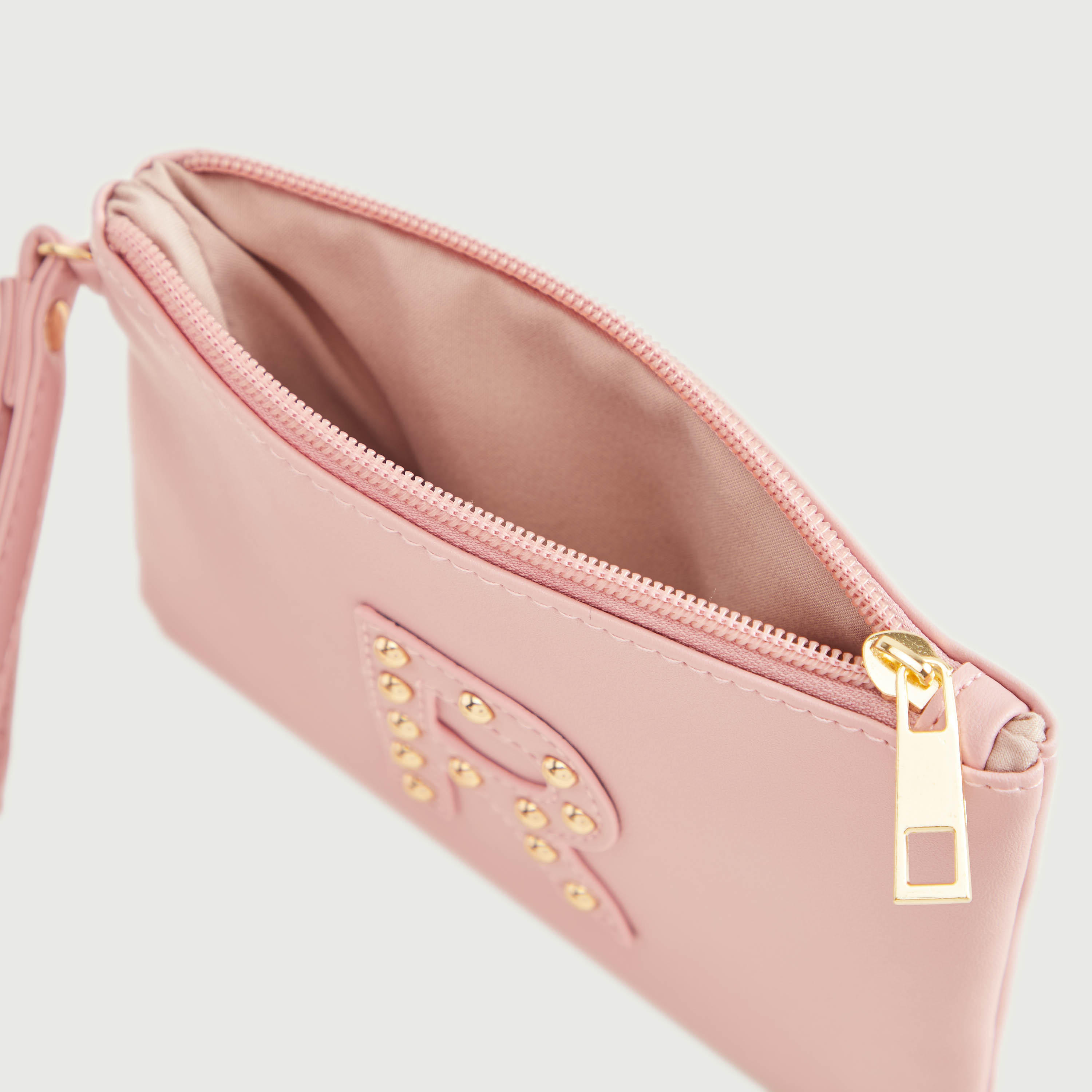 شنطة صغيرة بتصيميم حرف مرصّع مع سوار وسحّاب إغلاق من جلو-women-bagsandwallets-wallets-image-4