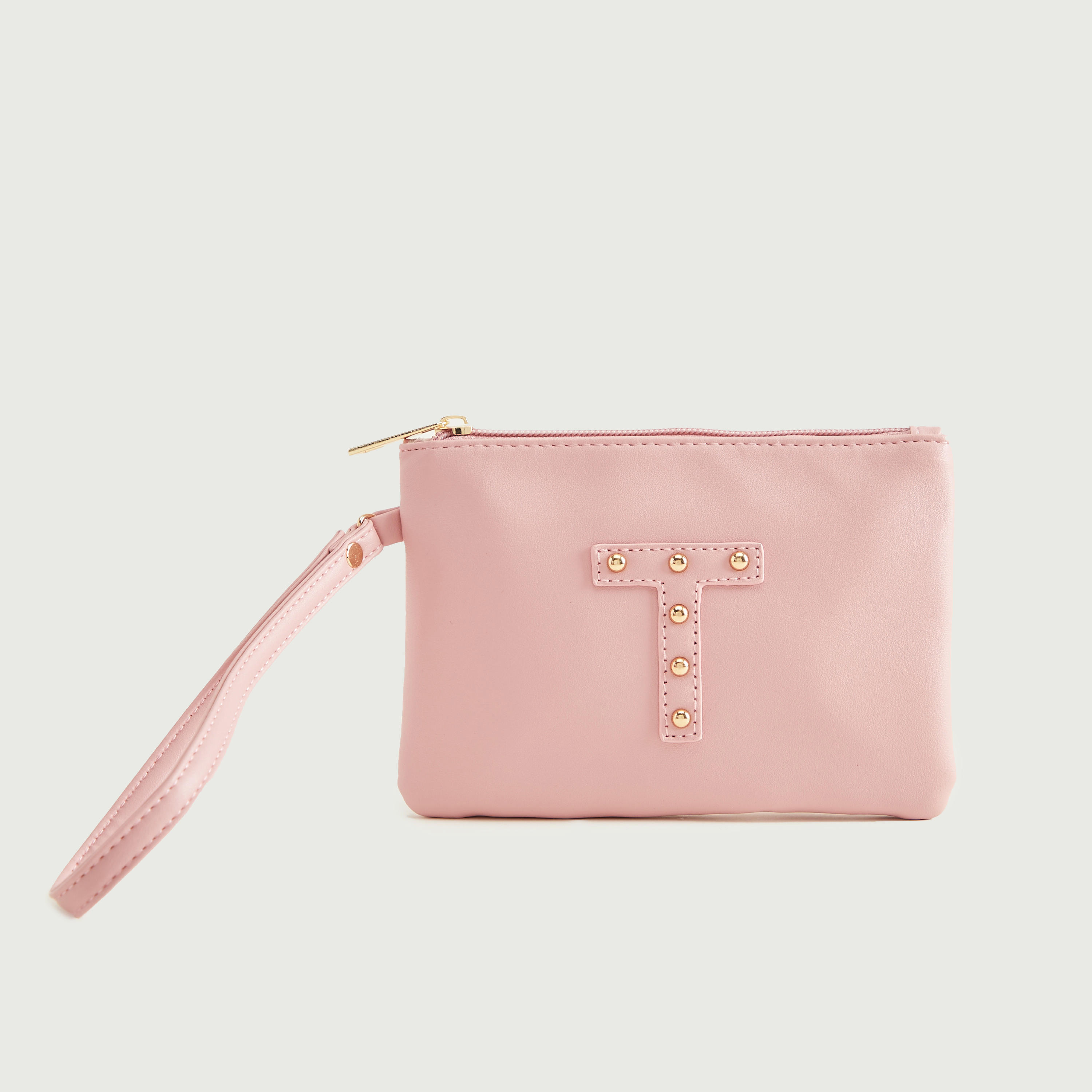 شنطة صغيرة بتصيميم حرف مرصّع مع سوار وسحّاب إغلاق من جلو-women-bagsandwallets-wallets-image-1
