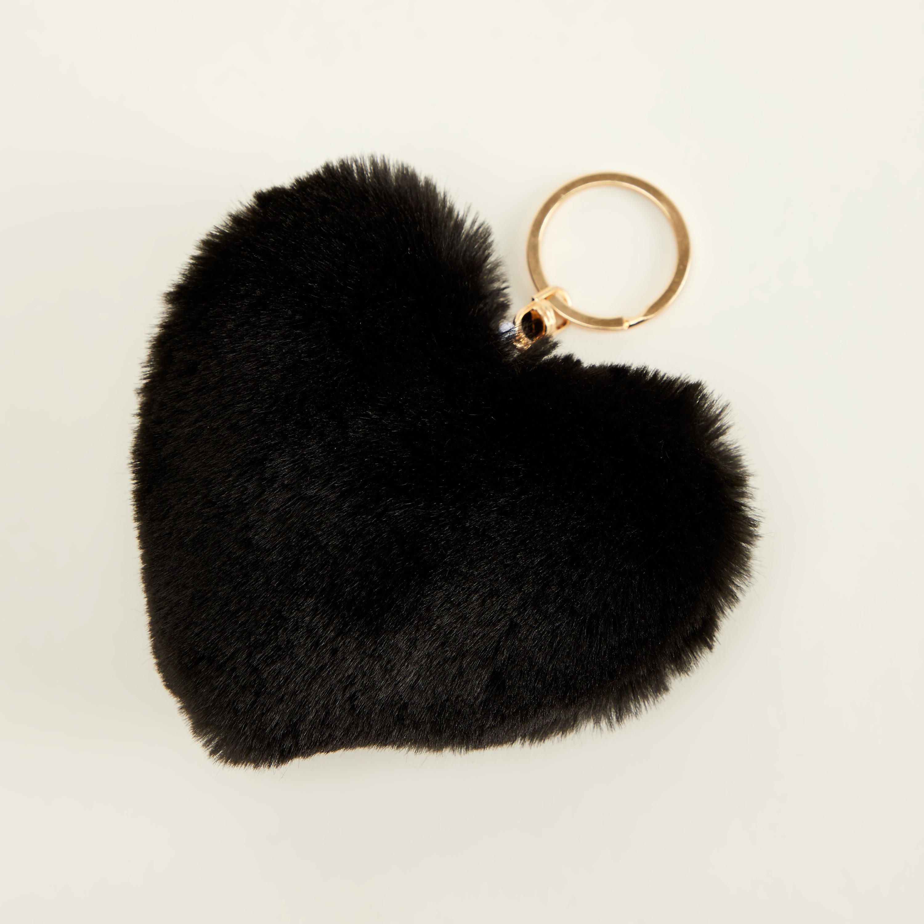 سلسلة مفاتيح بزينة قلب مخملي من جلو-women-clothingaccessories-novelties-image-2