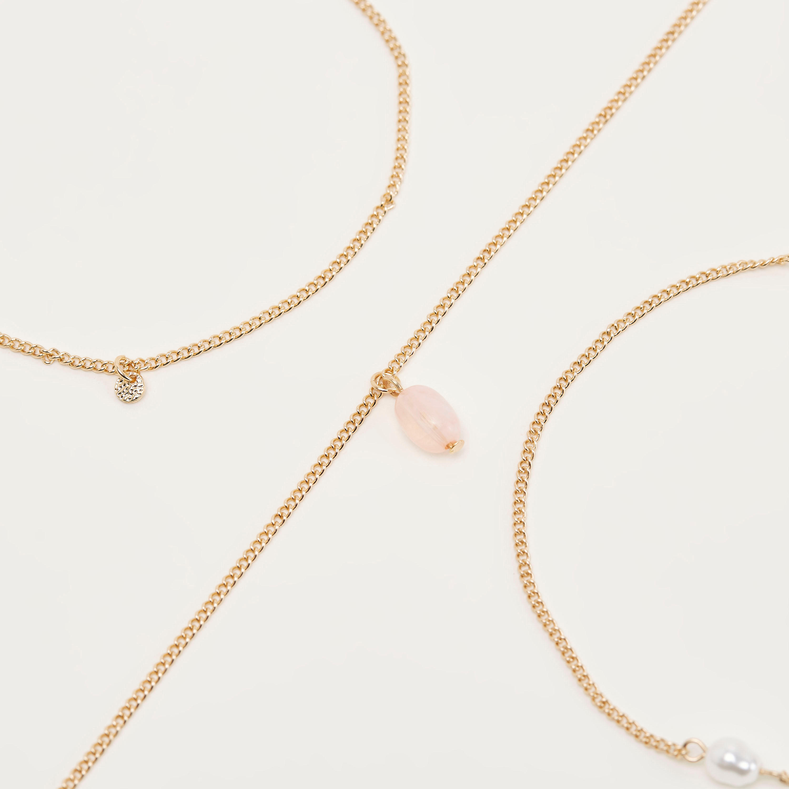 خلخال مزيّن ميتالك - طقم من 3 قطع-women-watchesandjewellery-jewellery-anklets-image-3