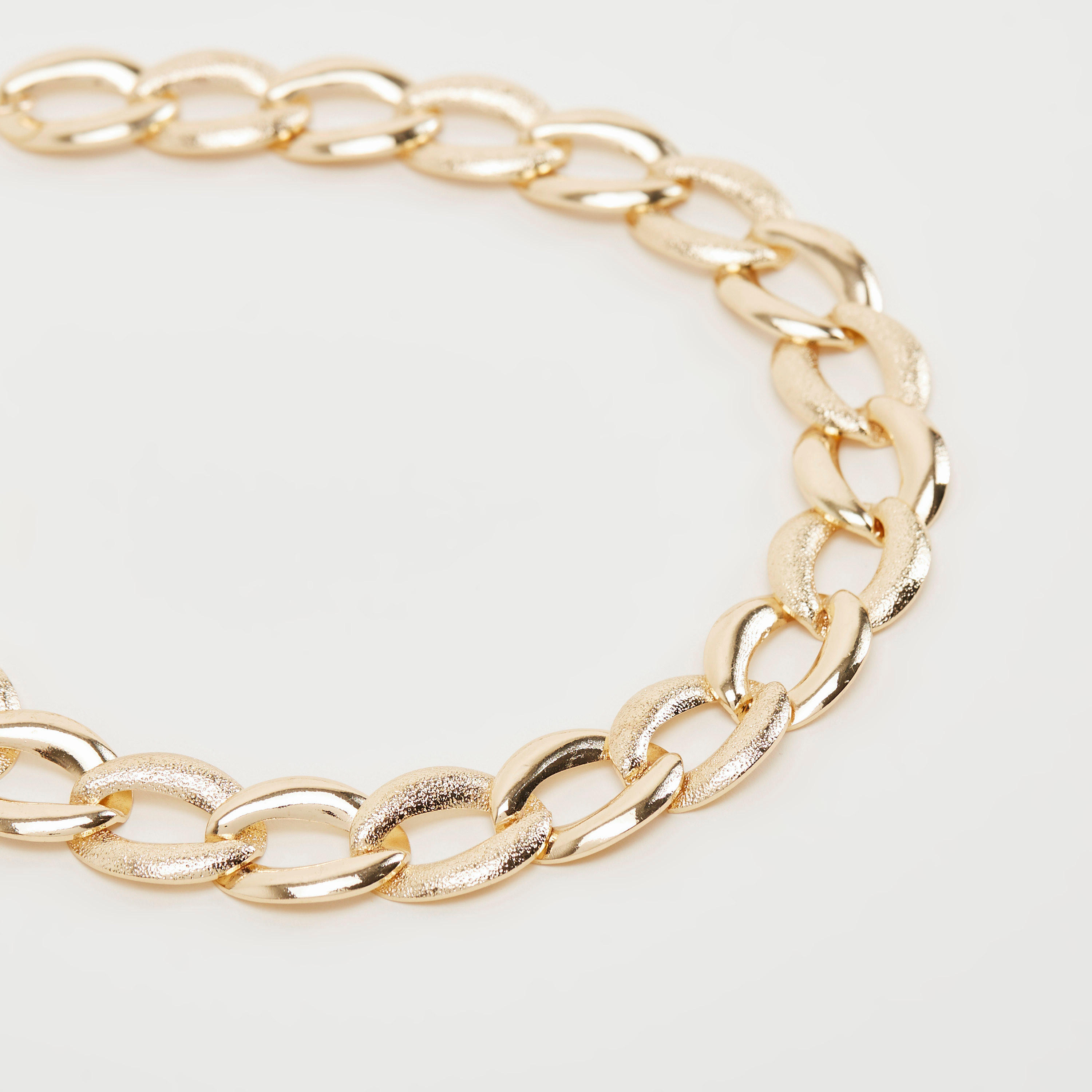 عقد تشوكر بسلسلة ميتاليك ومشبك إغلاق-women-watchesandjewellery-jewellery-necklacesandpendants-image-2