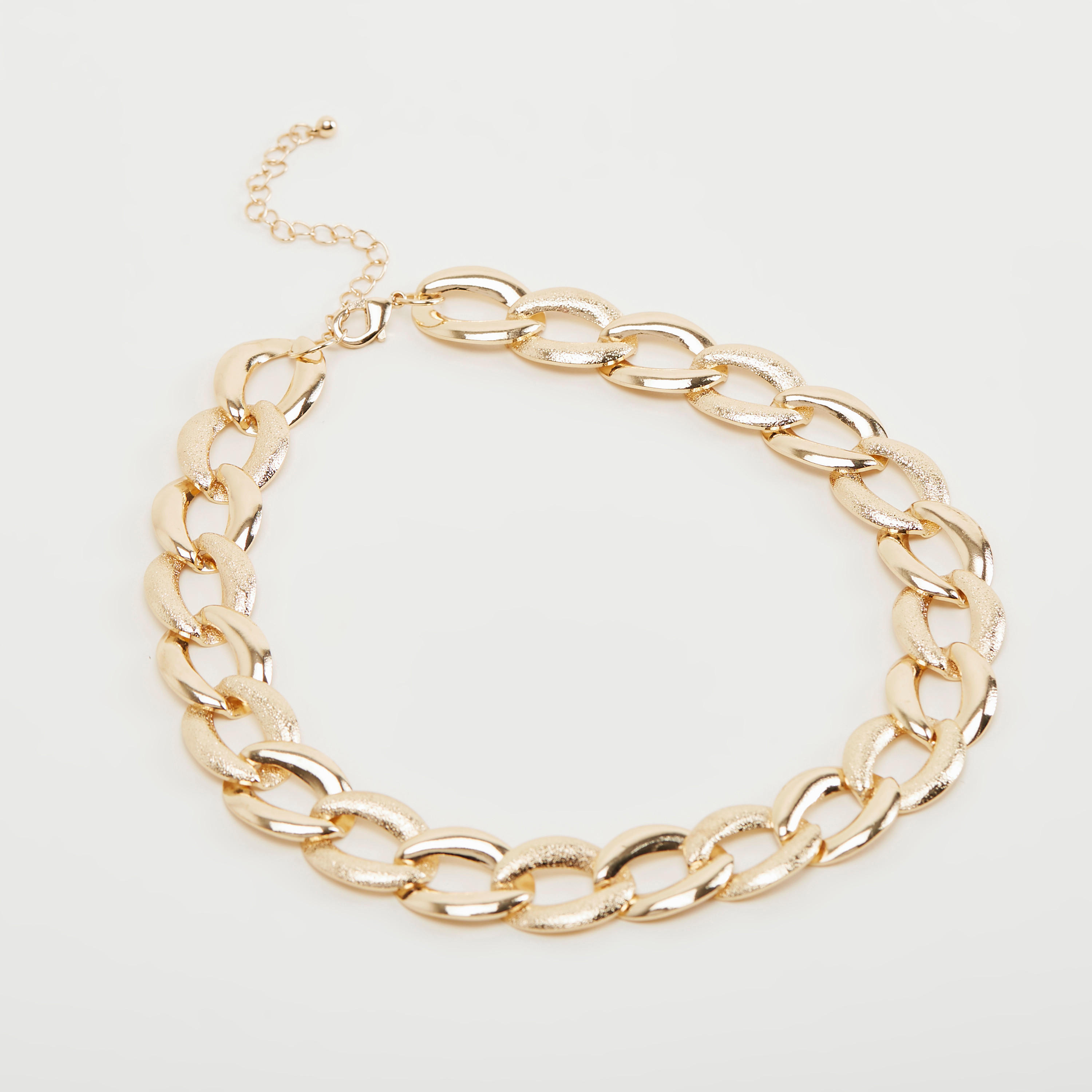 عقد تشوكر بسلسلة ميتاليك ومشبك إغلاق-women-watchesandjewellery-jewellery-necklacesandpendants-image-5