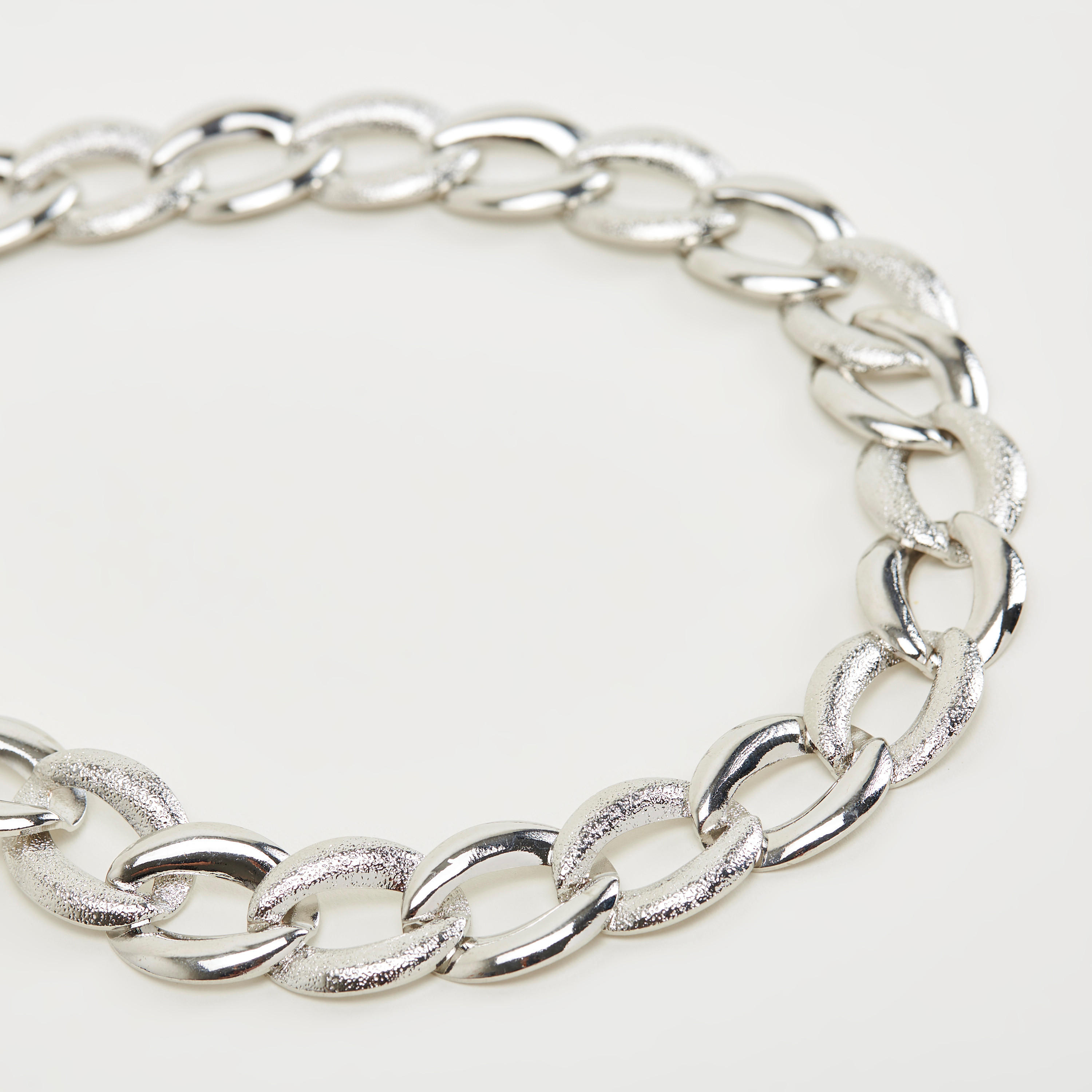 عقد تشوكر بسلسلة ميتاليك ومشبك إغلاق-women-watchesandjewellery-jewellery-necklacesandpendants-image-1