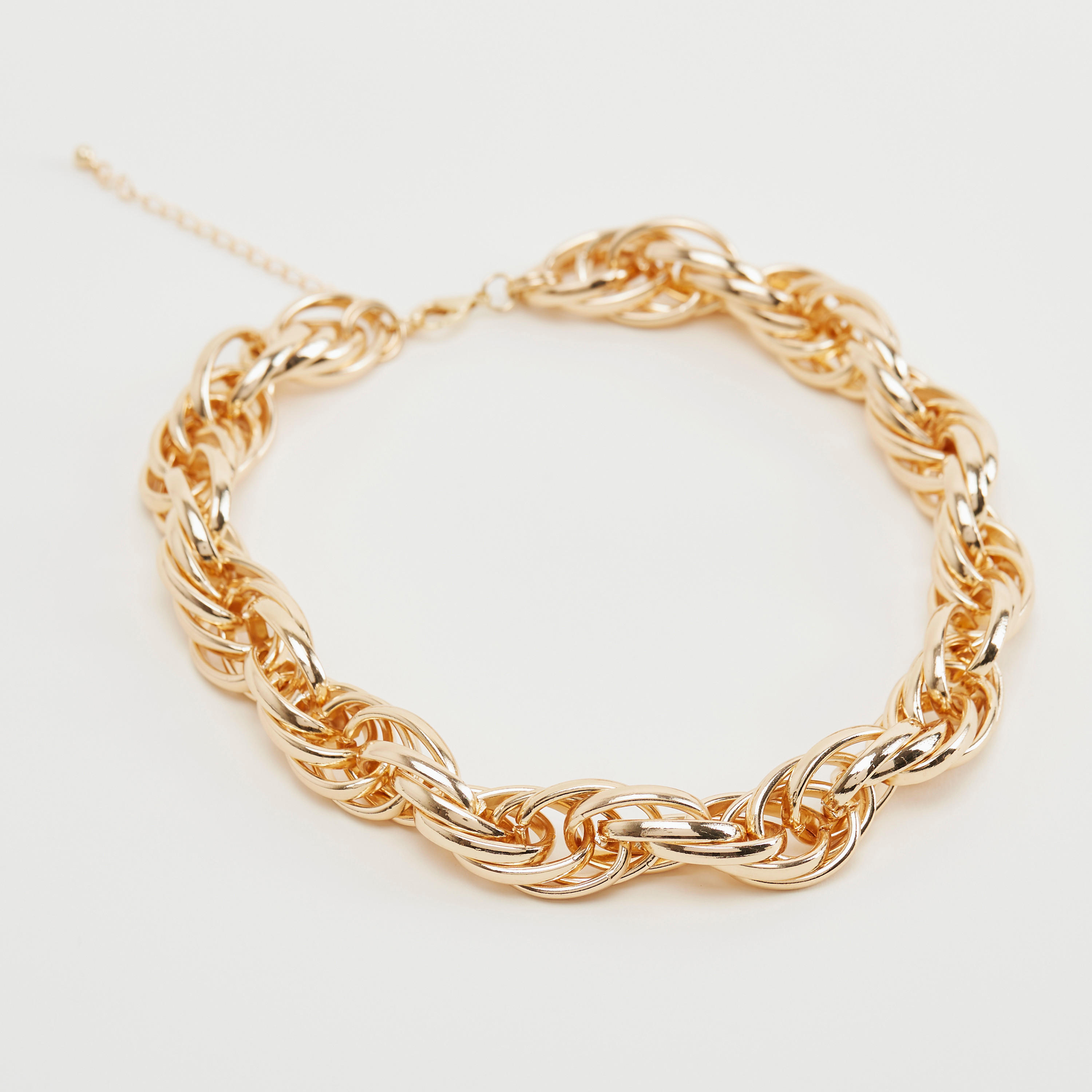 عقد تشوكر بسلسلة ميتاليك مع مشبك إغلاق-women-watchesandjewellery-jewellery-necklacesandpendants-image-1