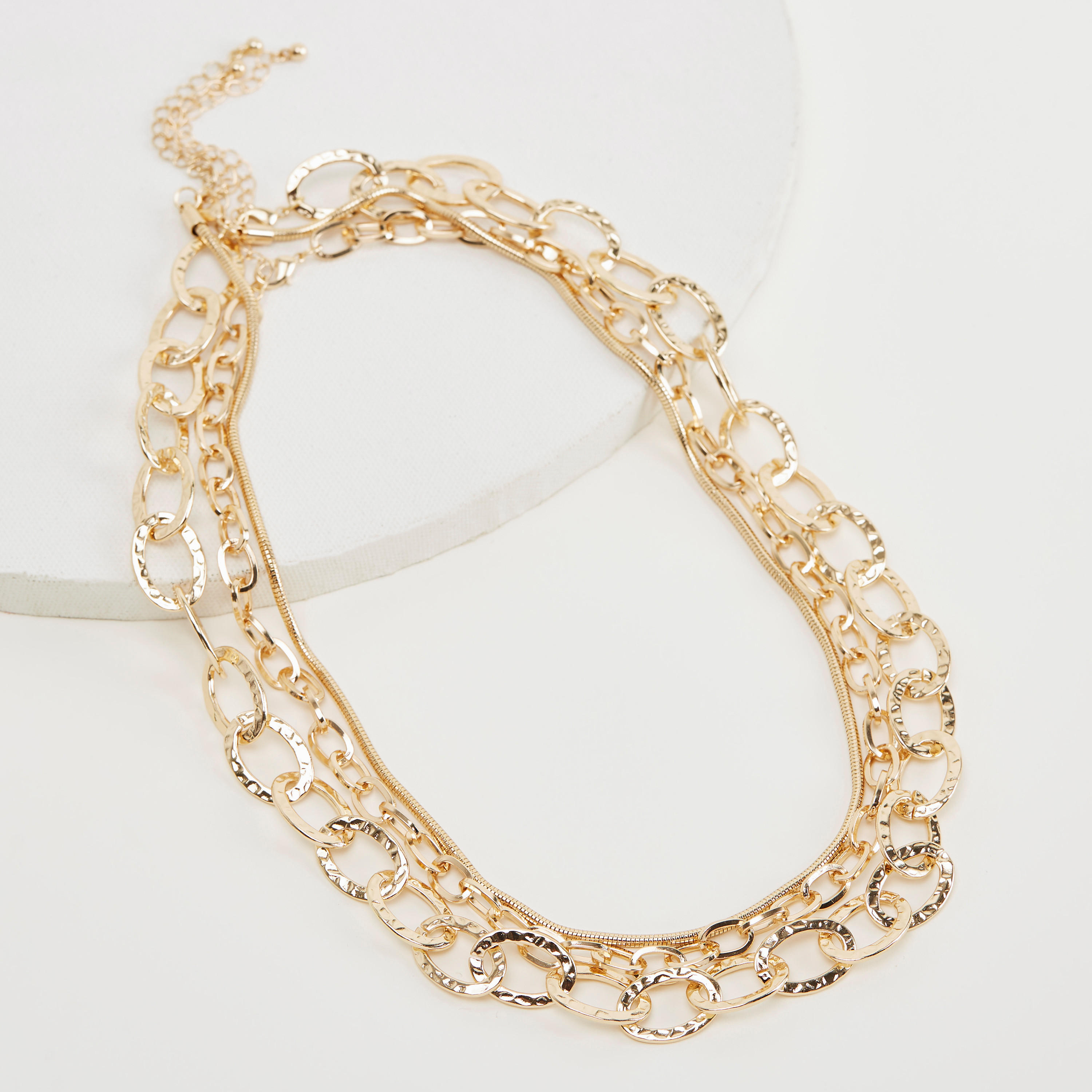 قلادة تشوكر بسلسلة بطبقات ومشبك للإغلاق-women-watchesandjewellery-jewellery-necklacesandpendants-image-5
