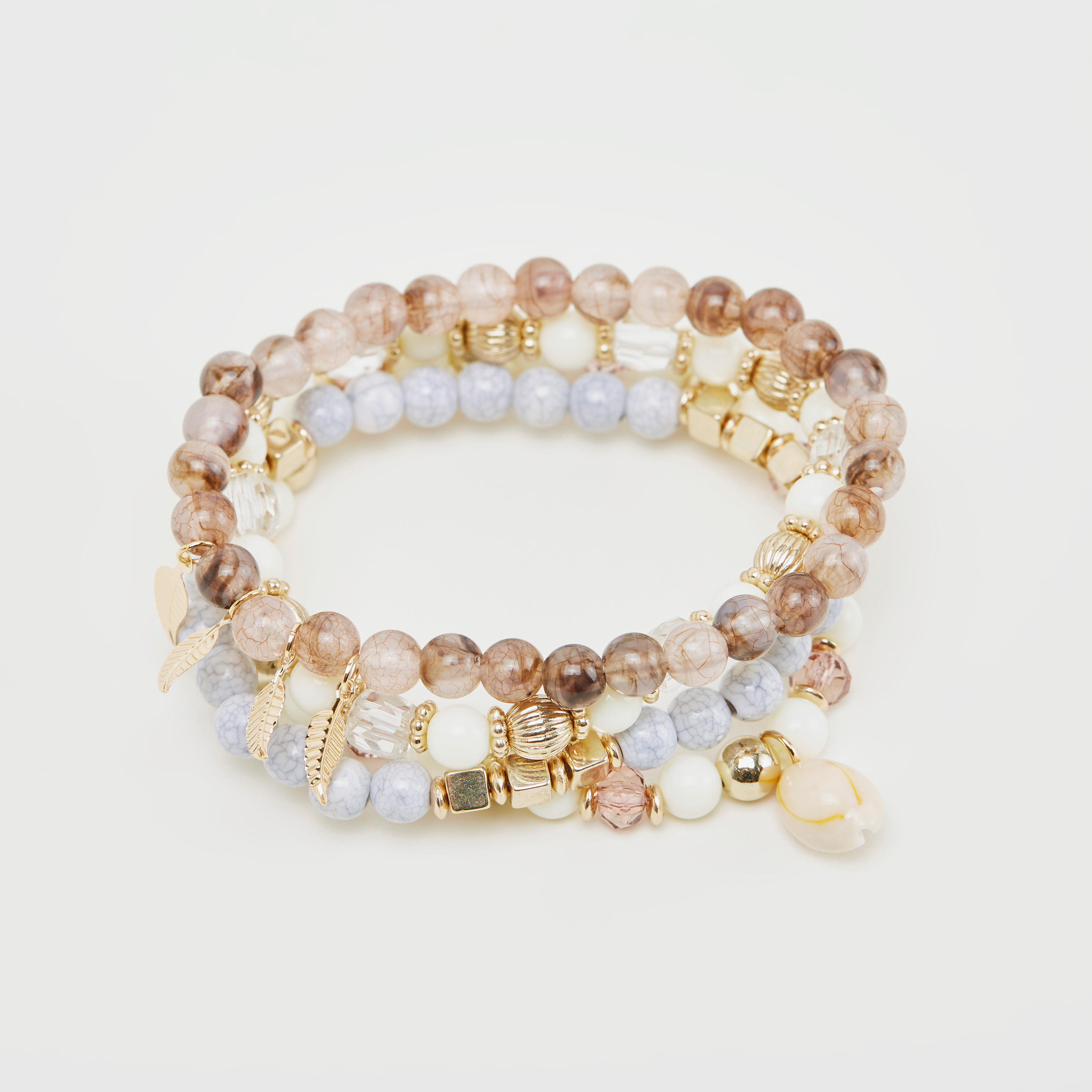 أساور مزيّنة- طقم من 4 قطع-women-watchesandjewellery-jewellery-banglesandbracelets-image-5