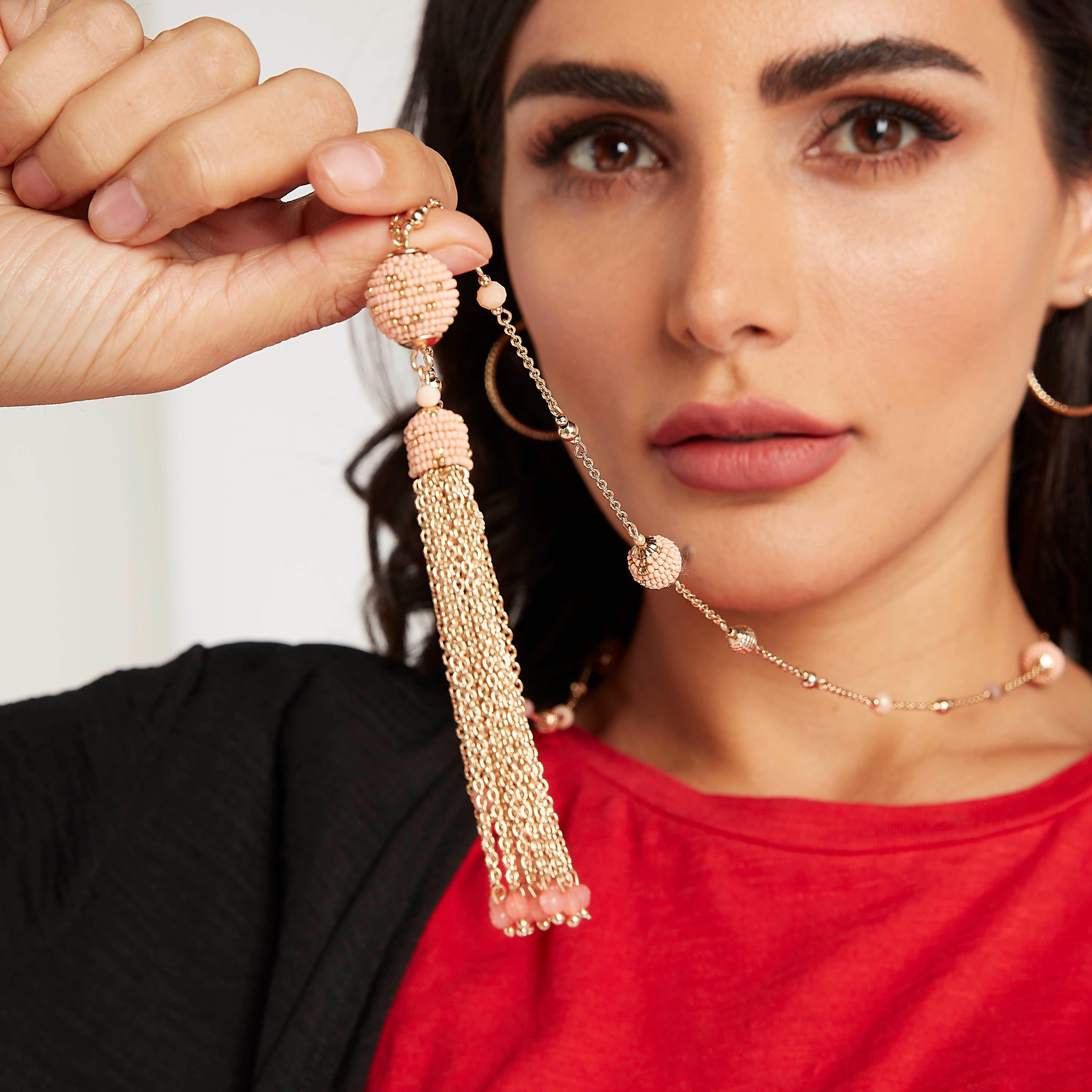 عقد بدلّاية مزيّنة مع مشبك إغلاق-women-watchesandjewellery-jewellery-necklacesandpendants-image-2