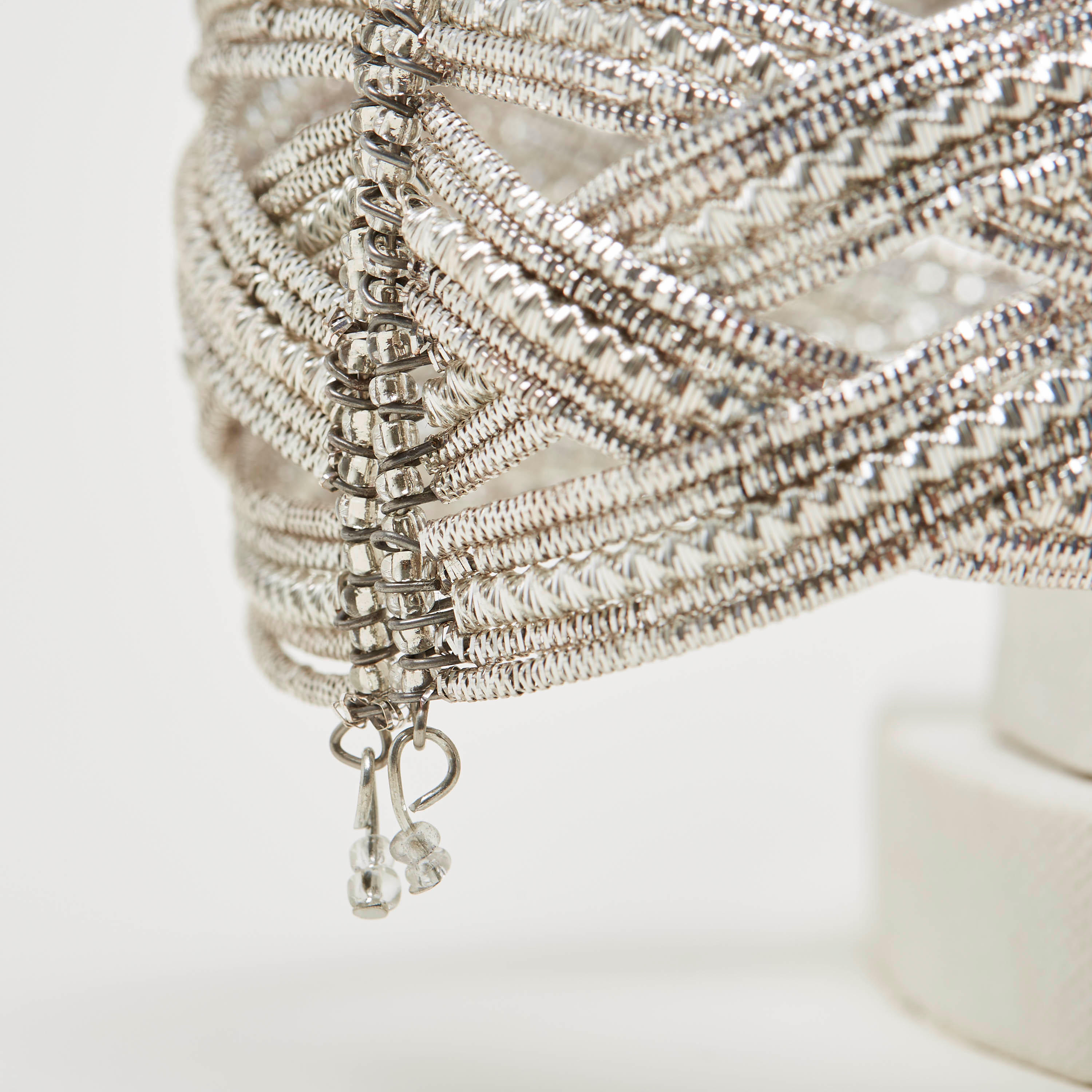 سوار ميتاليك بتصاميم متقاطعة-women-watchesandjewellery-jewellery-banglesandbracelets-image-3