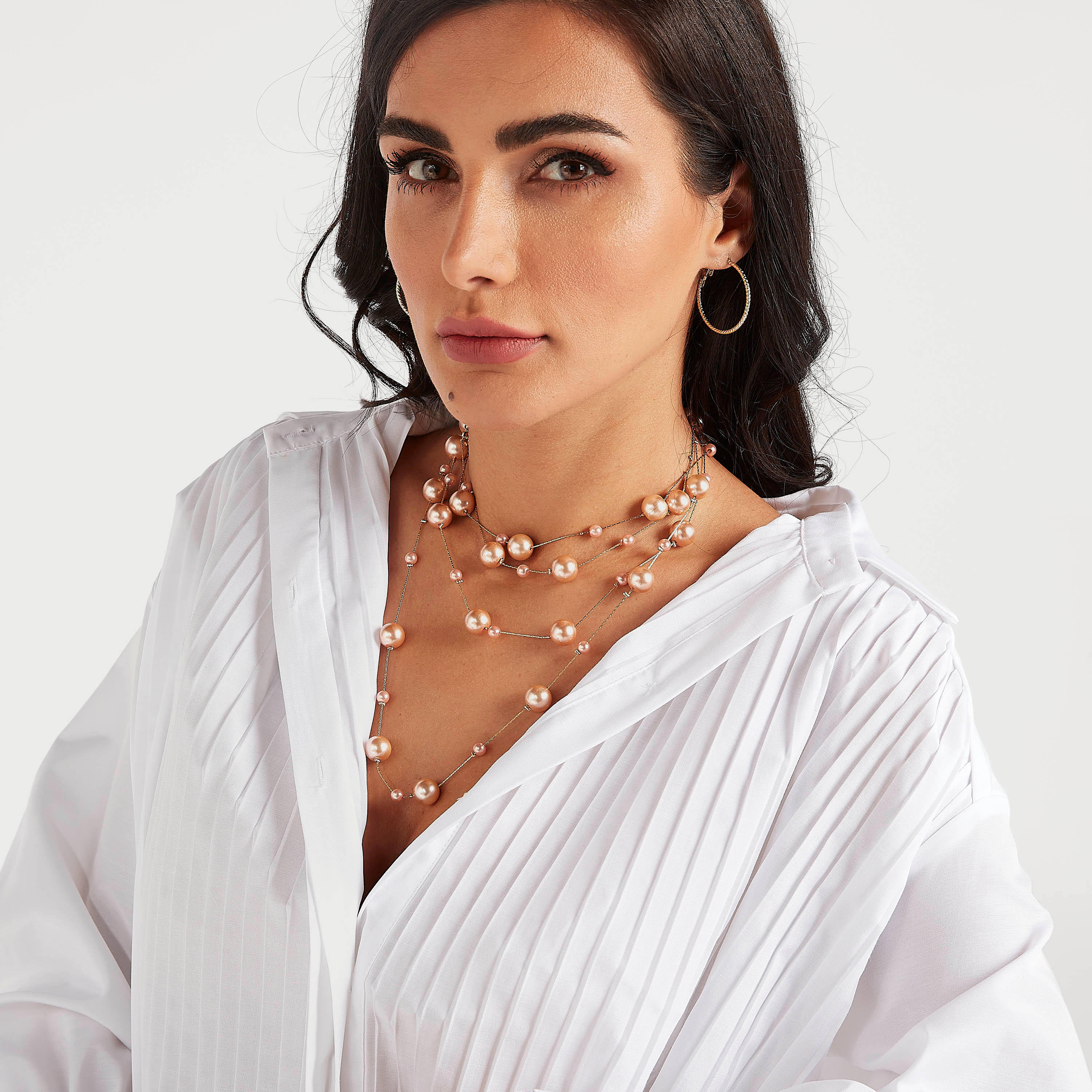عقد متعدد الطبقات مزيّن بمشبك إغلاق-women-watchesandjewellery-jewellery-necklacesandpendants-image-4