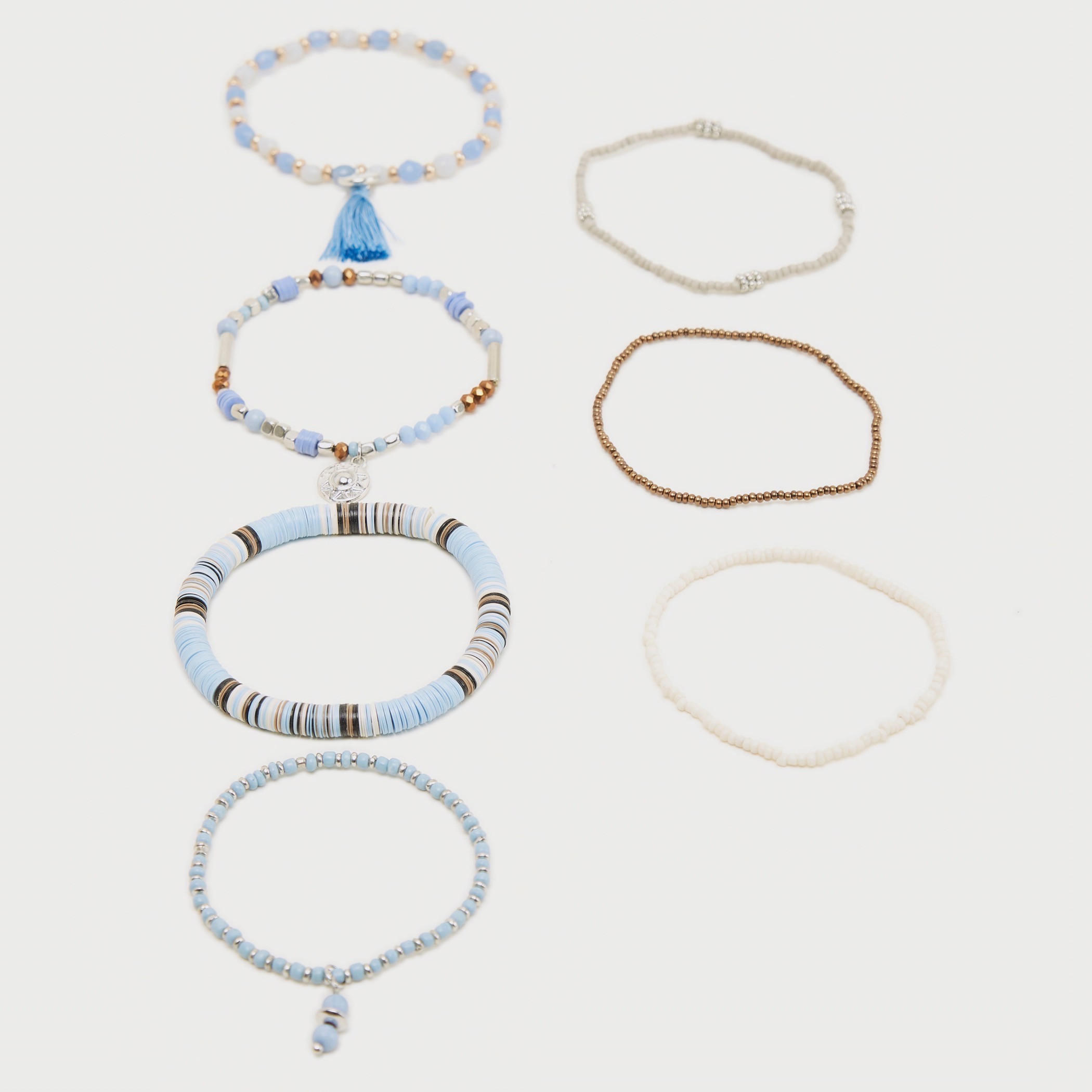 أساور مزيّنة - طقم من 7-women-watchesandjewellery-jewellery-banglesandbracelets-image-1