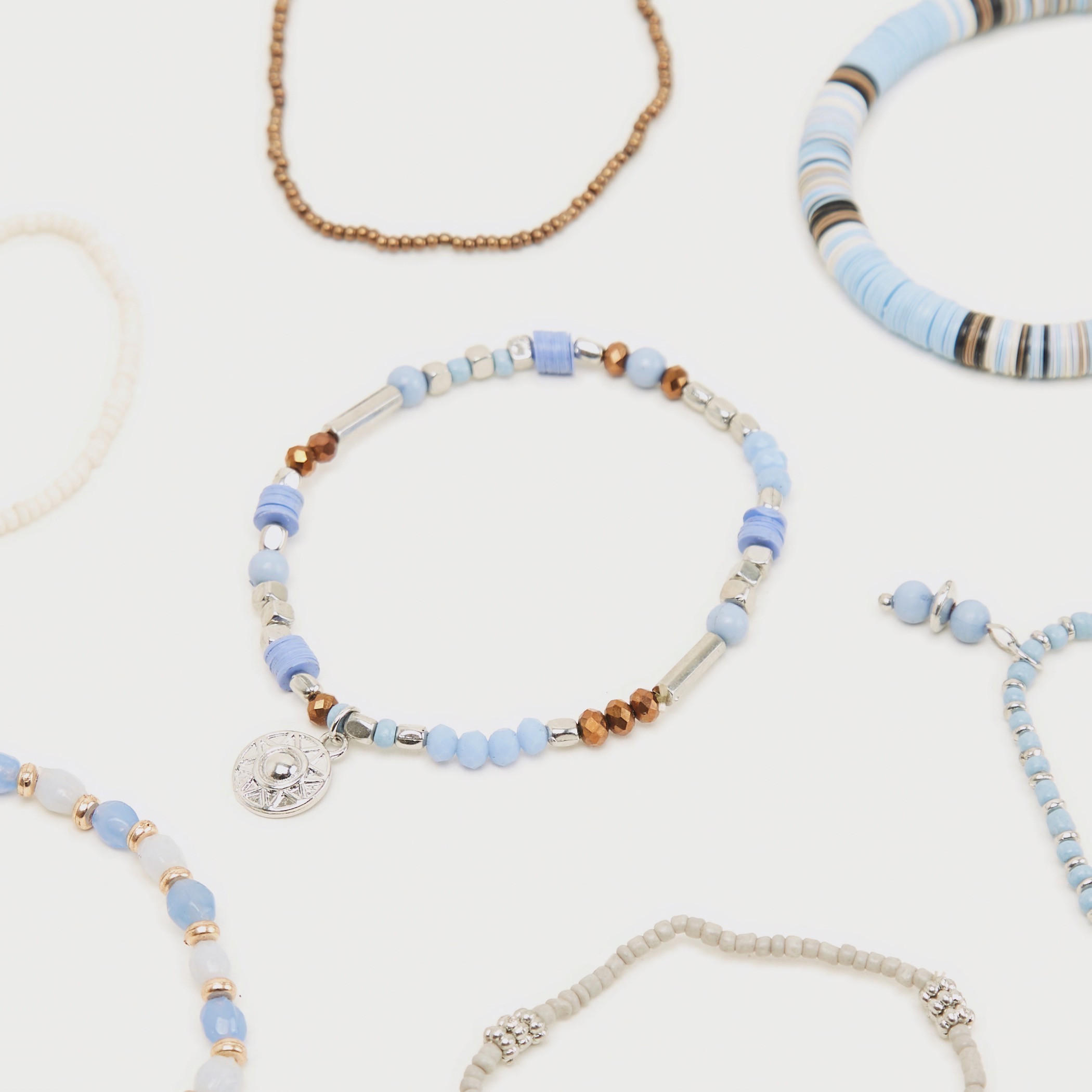 أساور مزيّنة - طقم من 7-women-watchesandjewellery-jewellery-banglesandbracelets-image-3
