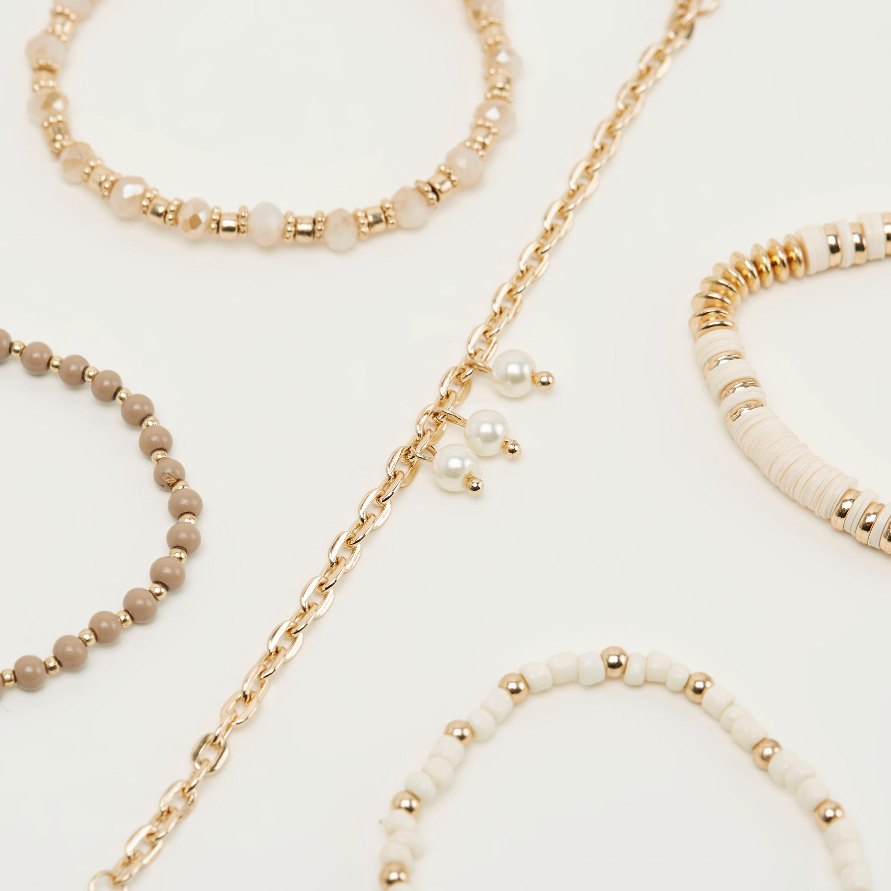 أساور مزيّنة- طقم من 5 قطع-women-watchesandjewellery-jewellery-banglesandbracelets-image-3