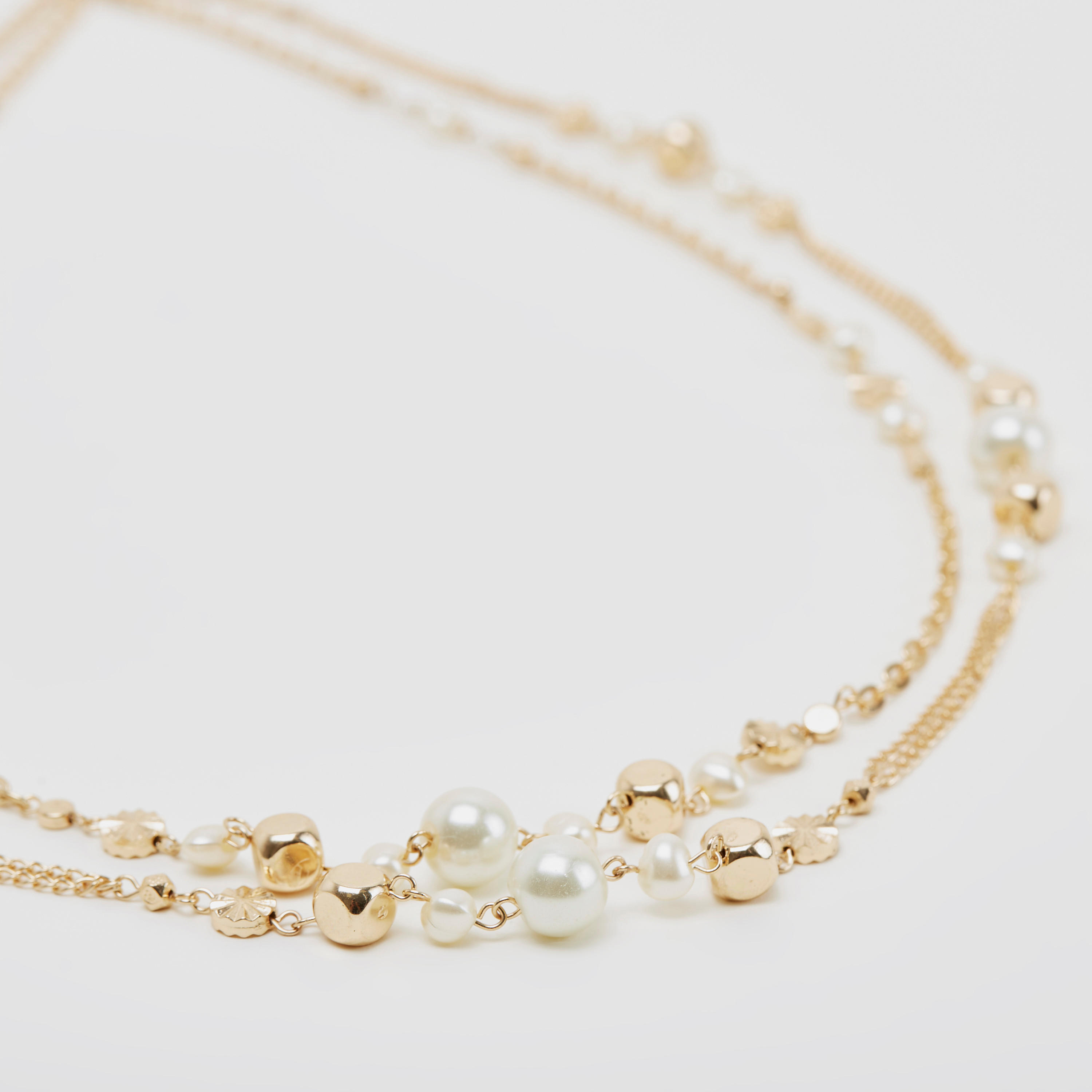 عقد متعدد الطبقات مزيّن بمشبك إغلاق-women-watchesandjewellery-jewellery-necklacesandpendants-image-3