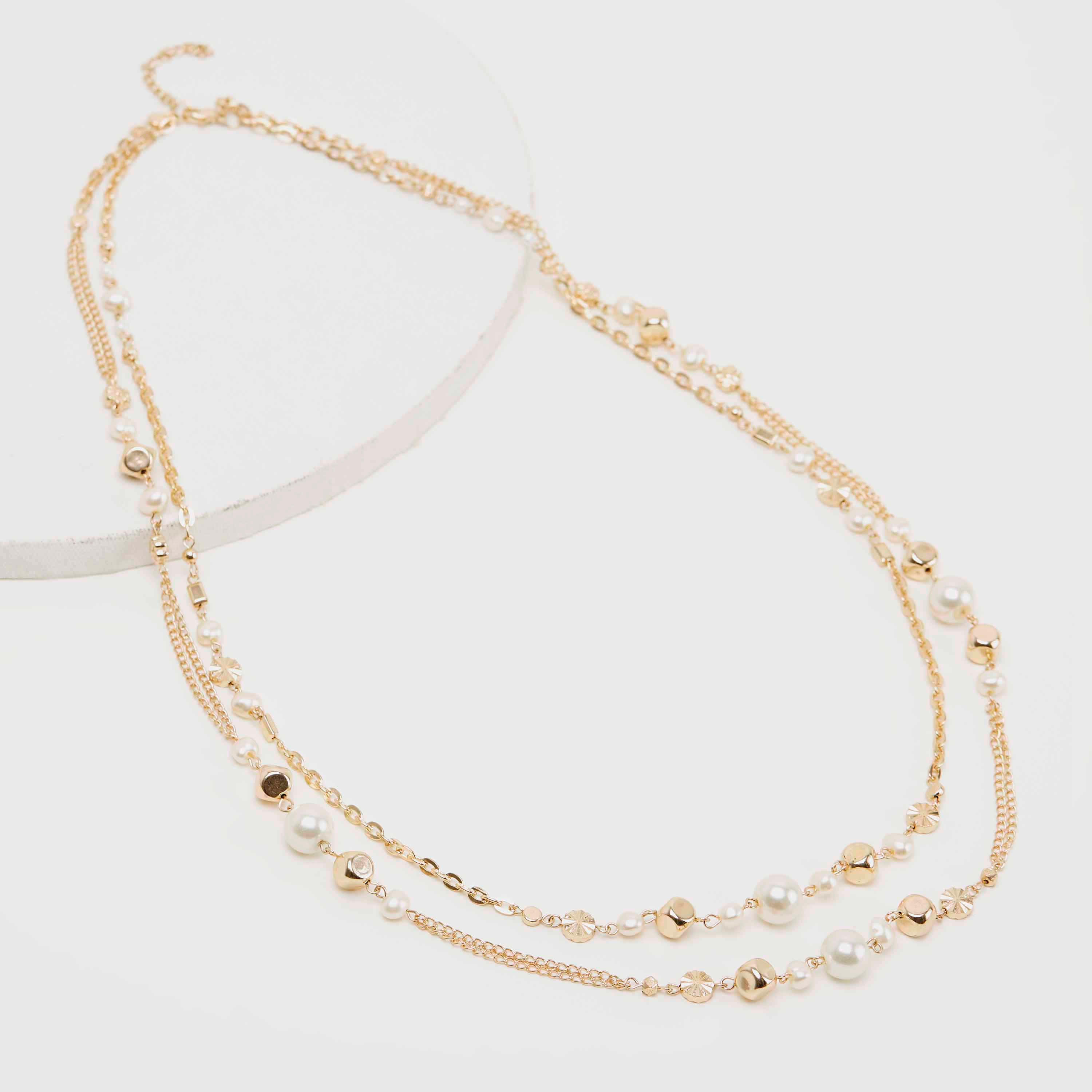 عقد متعدد الطبقات مزيّن بمشبك إغلاق-women-watchesandjewellery-jewellery-necklacesandpendants-image-5