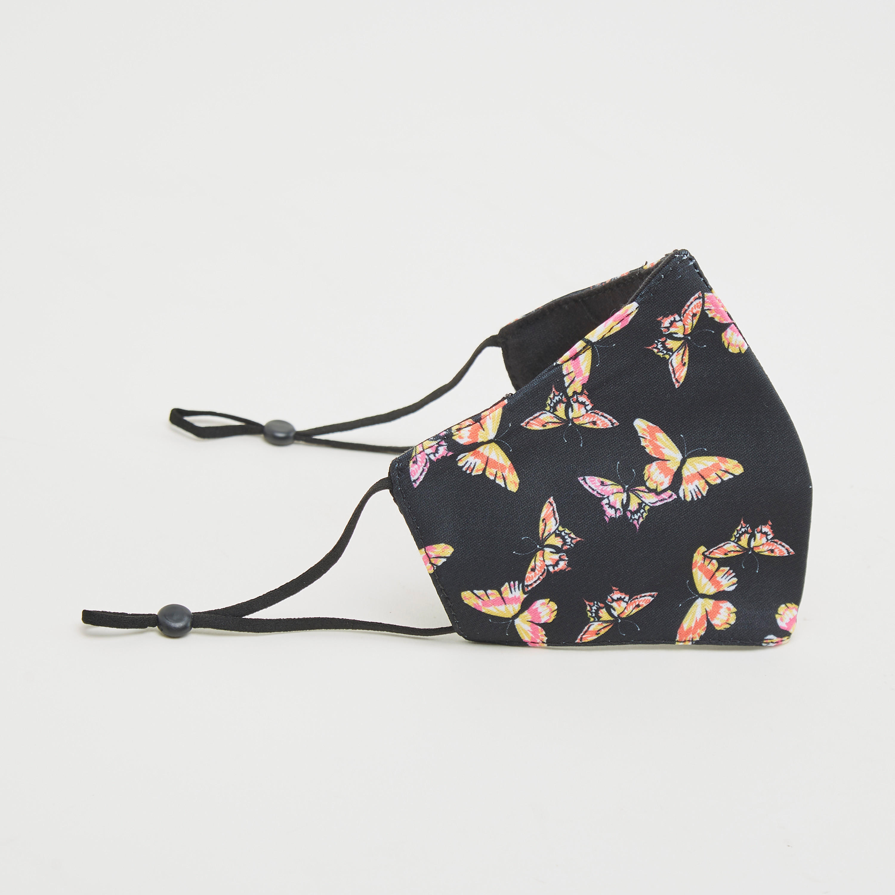 Butterfly Print Anti-Dust Face Mask with Adjustable Ear Loops-women-clothingaccessories-fashionmasks-image-1