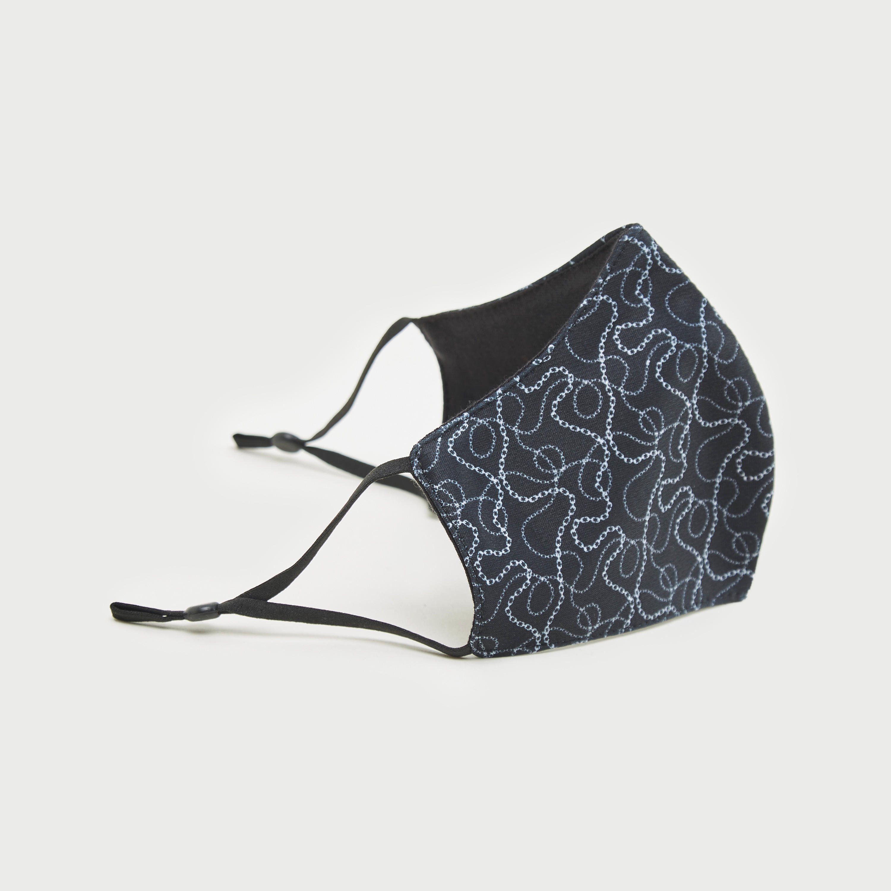 Printed Anti-Dust Print Face Mask with Adjustable Ear Loops-women-clothingaccessories-fashionmasks-image-1