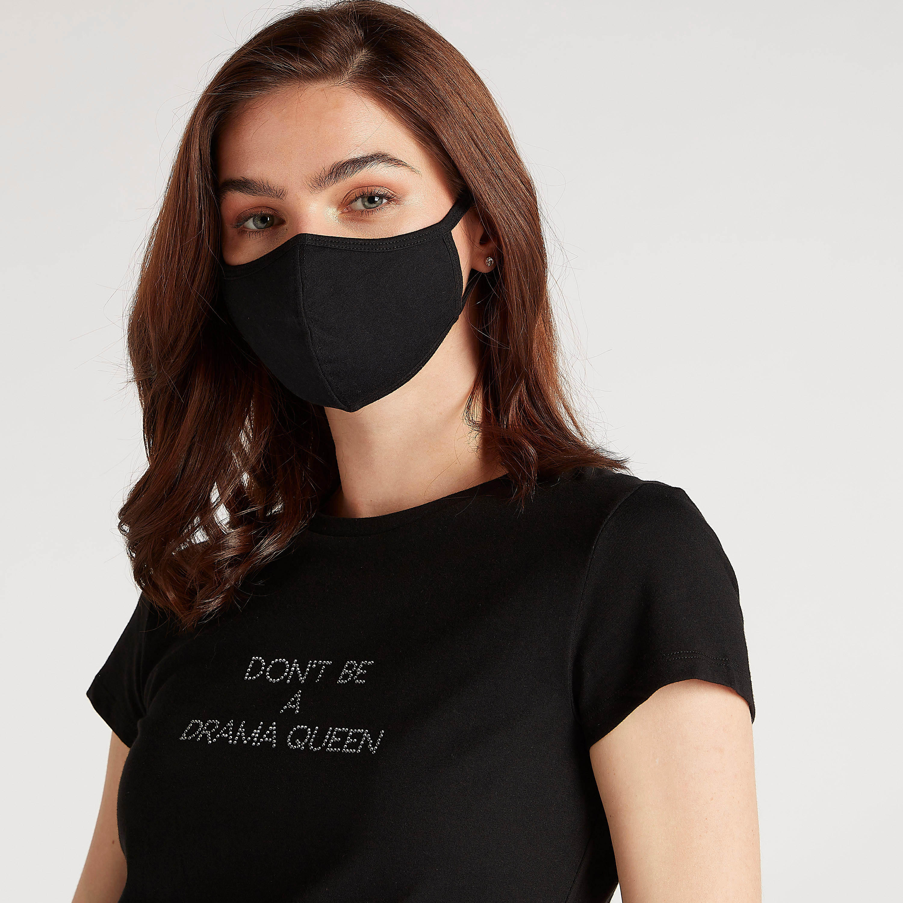 Solid Face Mask with Elasticated Ear Loops-women-clothingaccessories-fashionmasks-image-2