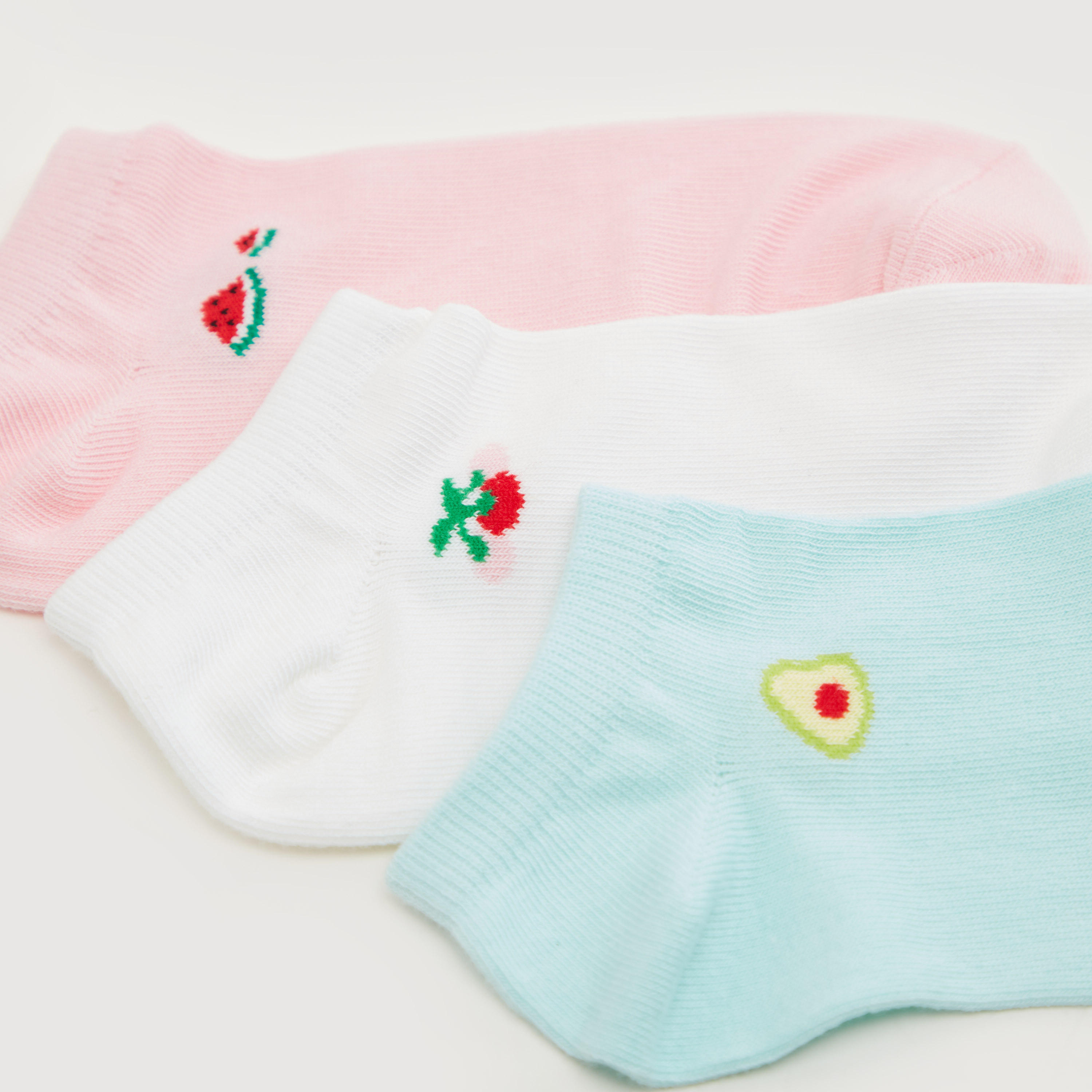 Assorted Ankle Length Socks - Set of 3-women-socksandstockings-image-3