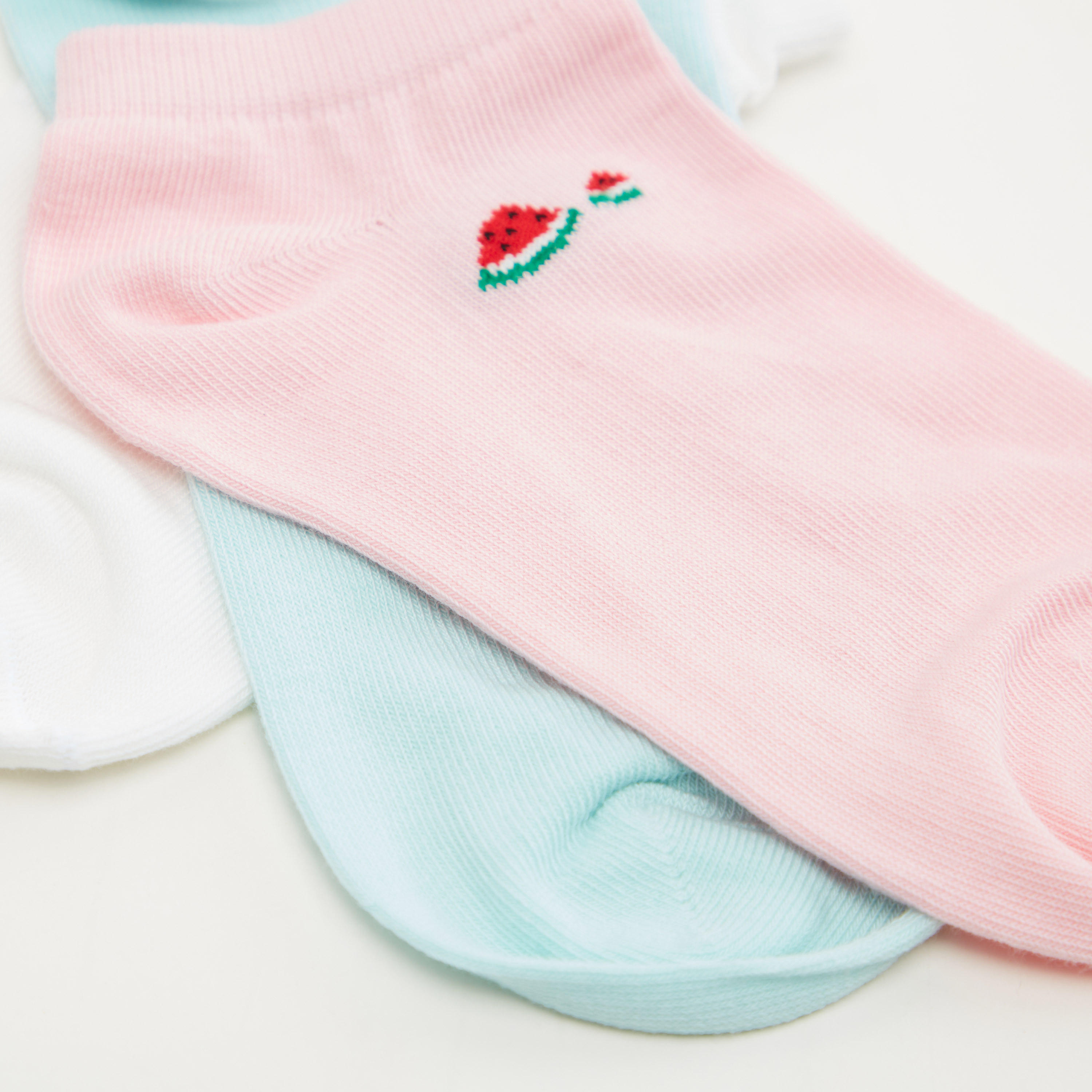 Assorted Ankle Length Socks - Set of 3-women-socksandstockings-image-4