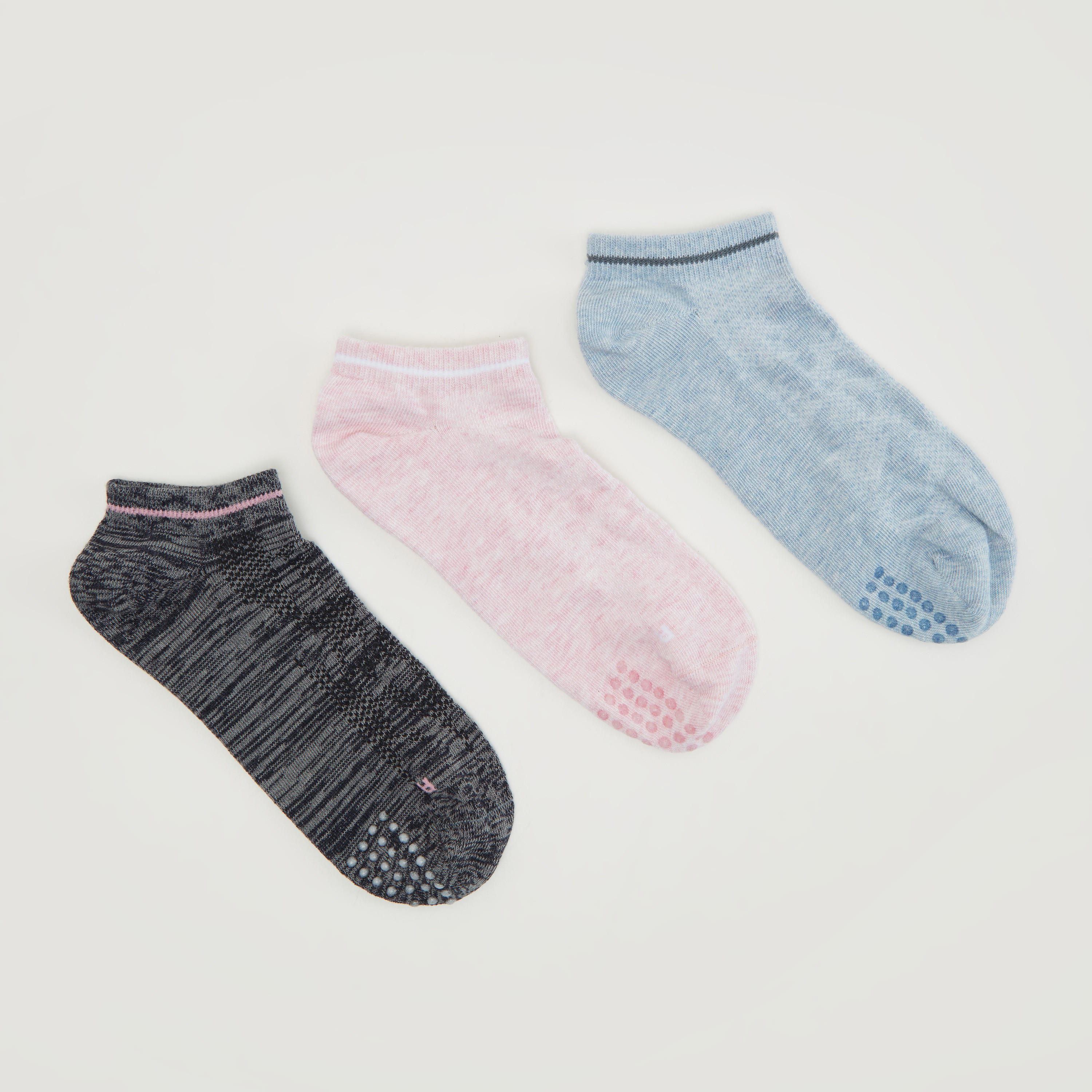 Set of 3 - Assorted Ankle Length Socks-women-socksandstockings-image-1