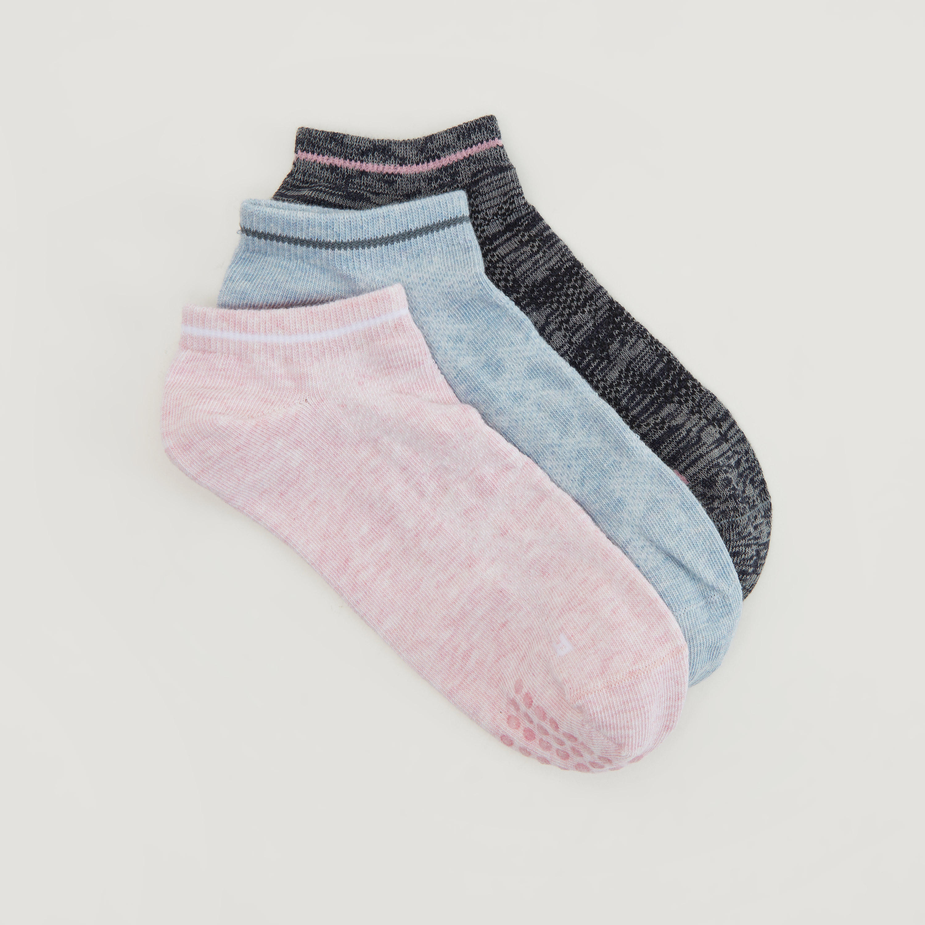 Set of 3 - Assorted Ankle Length Socks-women-socksandstockings-image-2