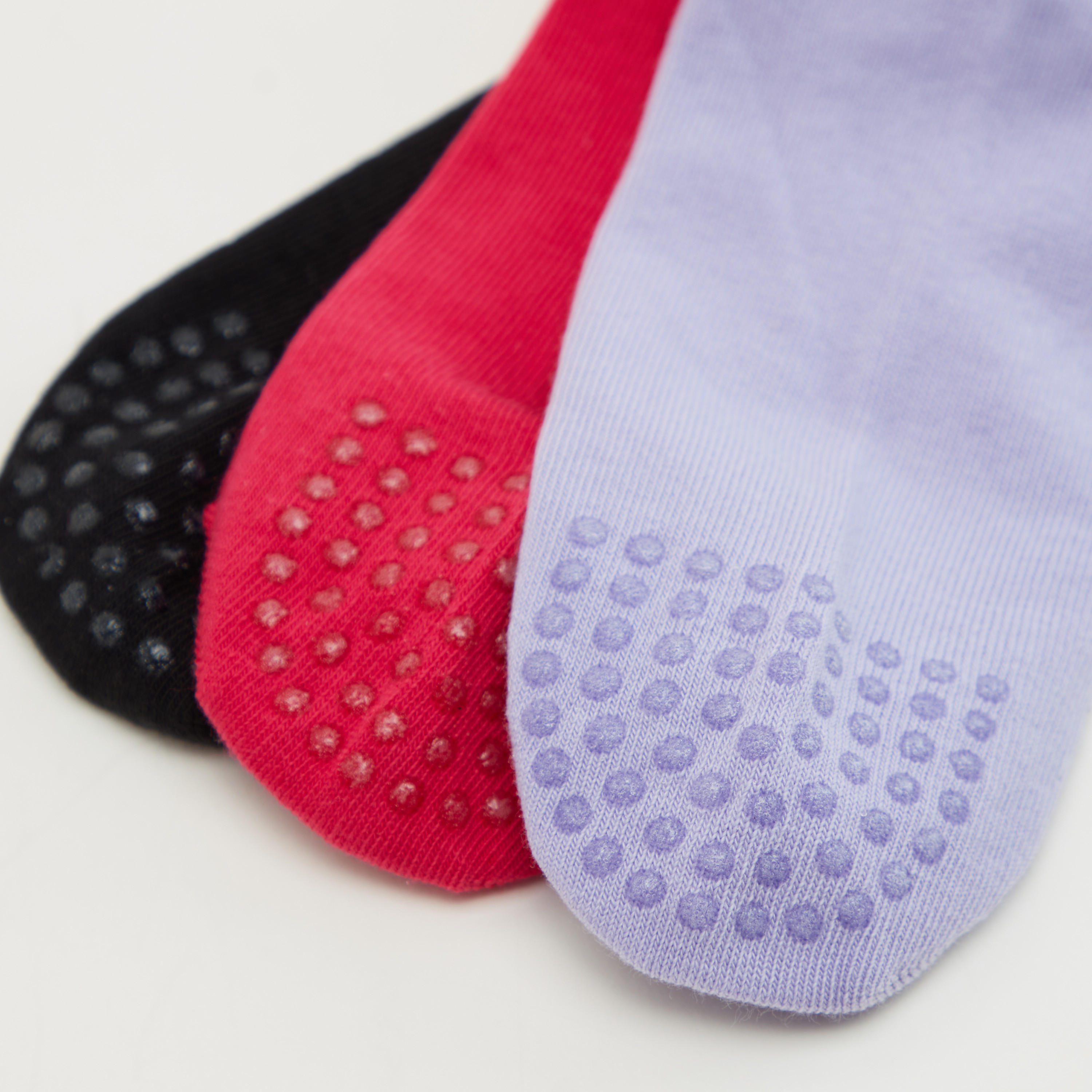 Set of 3 - Solid Ankle Length Socks-women-socksandstockings-image-4