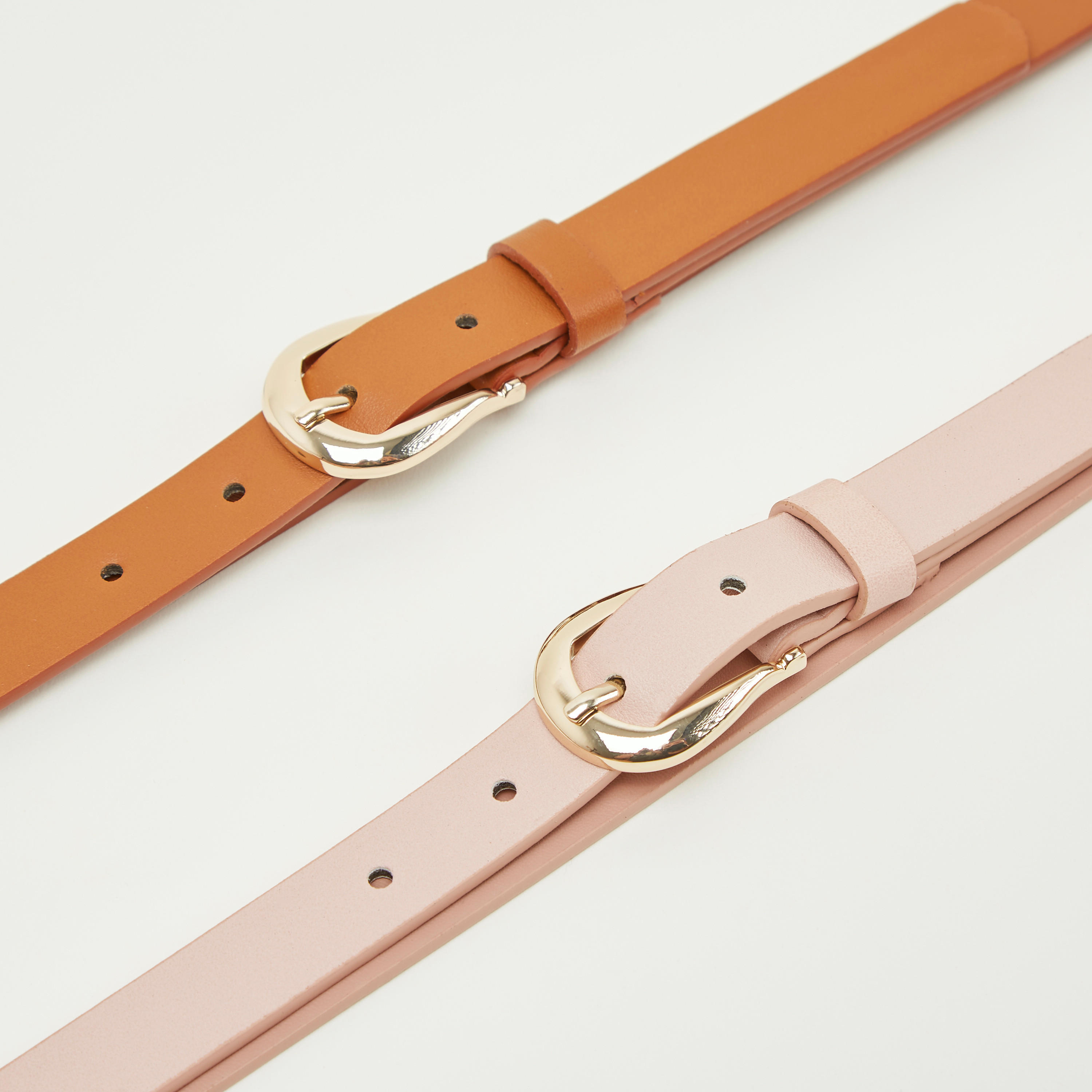 حزام سادة بإبزيم بإبزيم بدبوس معدني - طقم من 2-women-clothingaccessories-belts-image-2