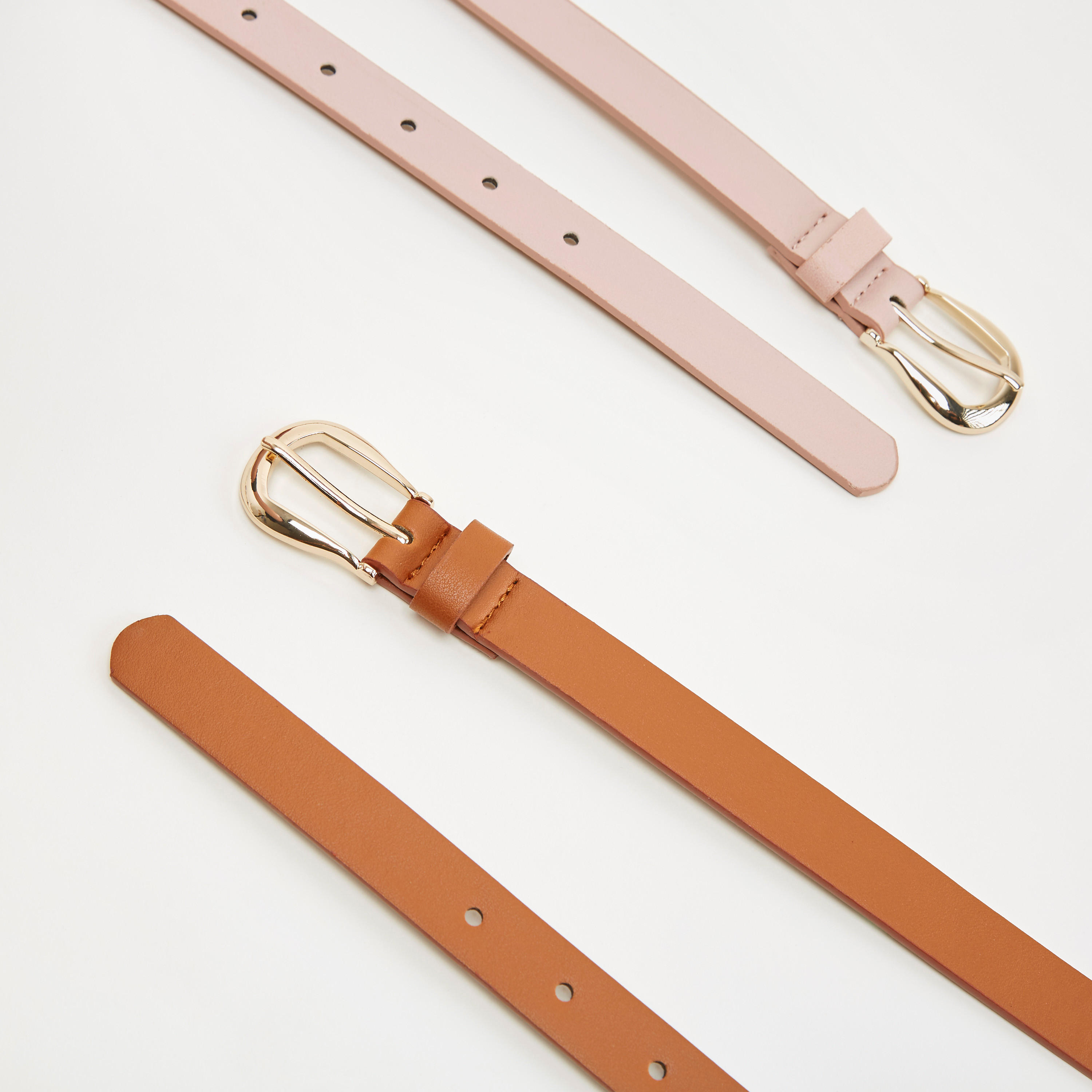 حزام سادة بإبزيم بإبزيم بدبوس معدني - طقم من 2-women-clothingaccessories-belts-image-5