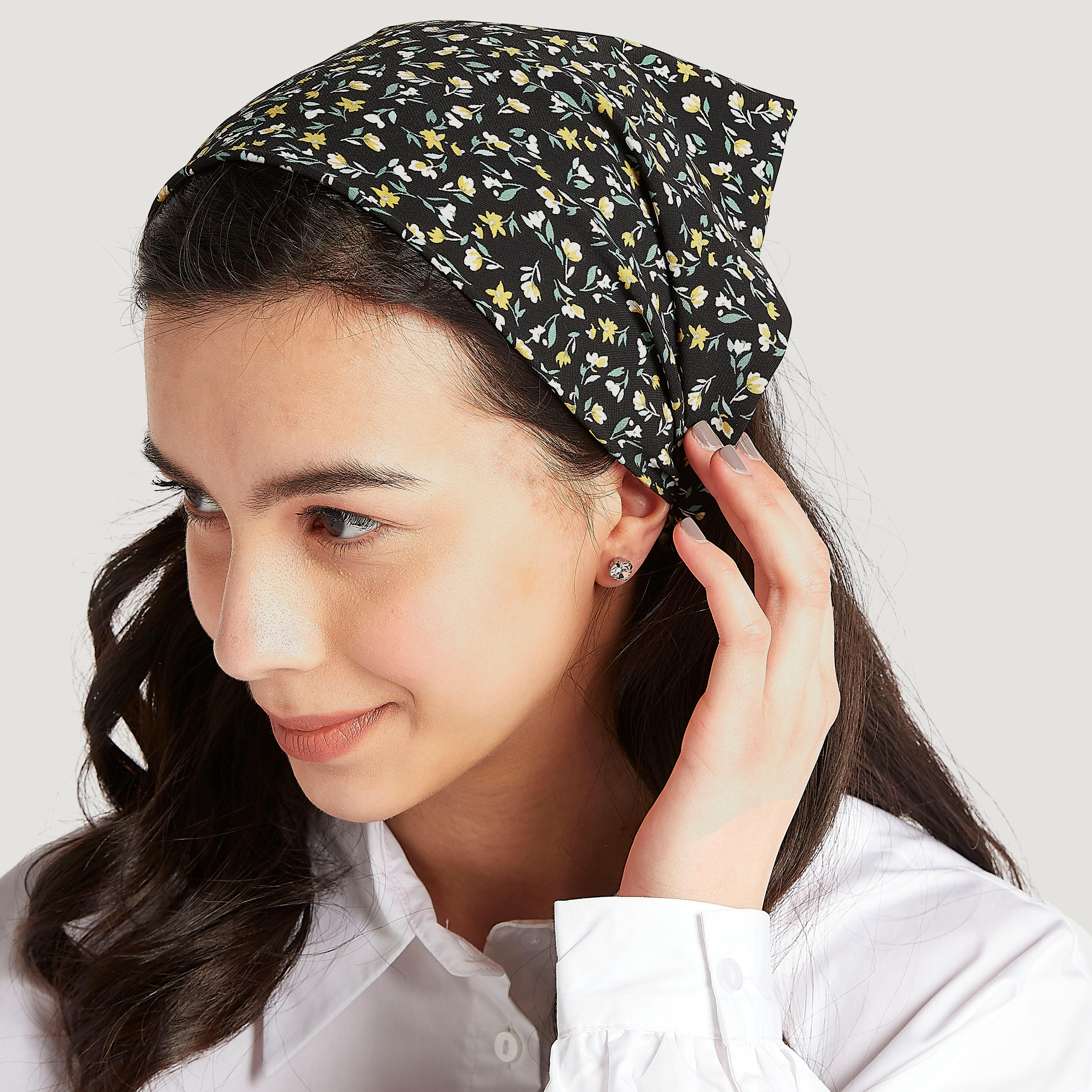 شريطة رأس مضفرة بطبعات أزهار-women-hairaccessories-image-2