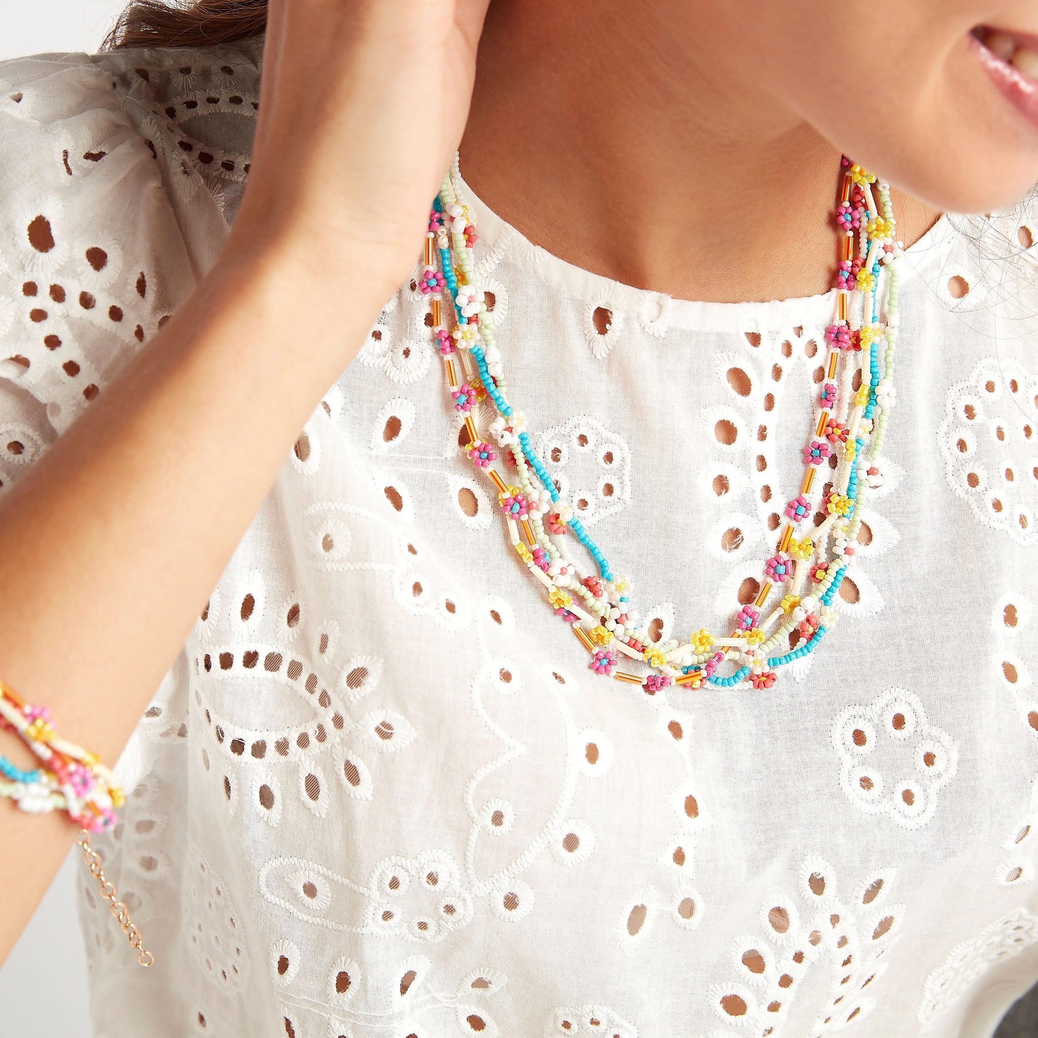 Bead Embellished Necklace with Lobster Clasp-women-watchesandjewellery-jewellery-necklacesandpendants-image-2