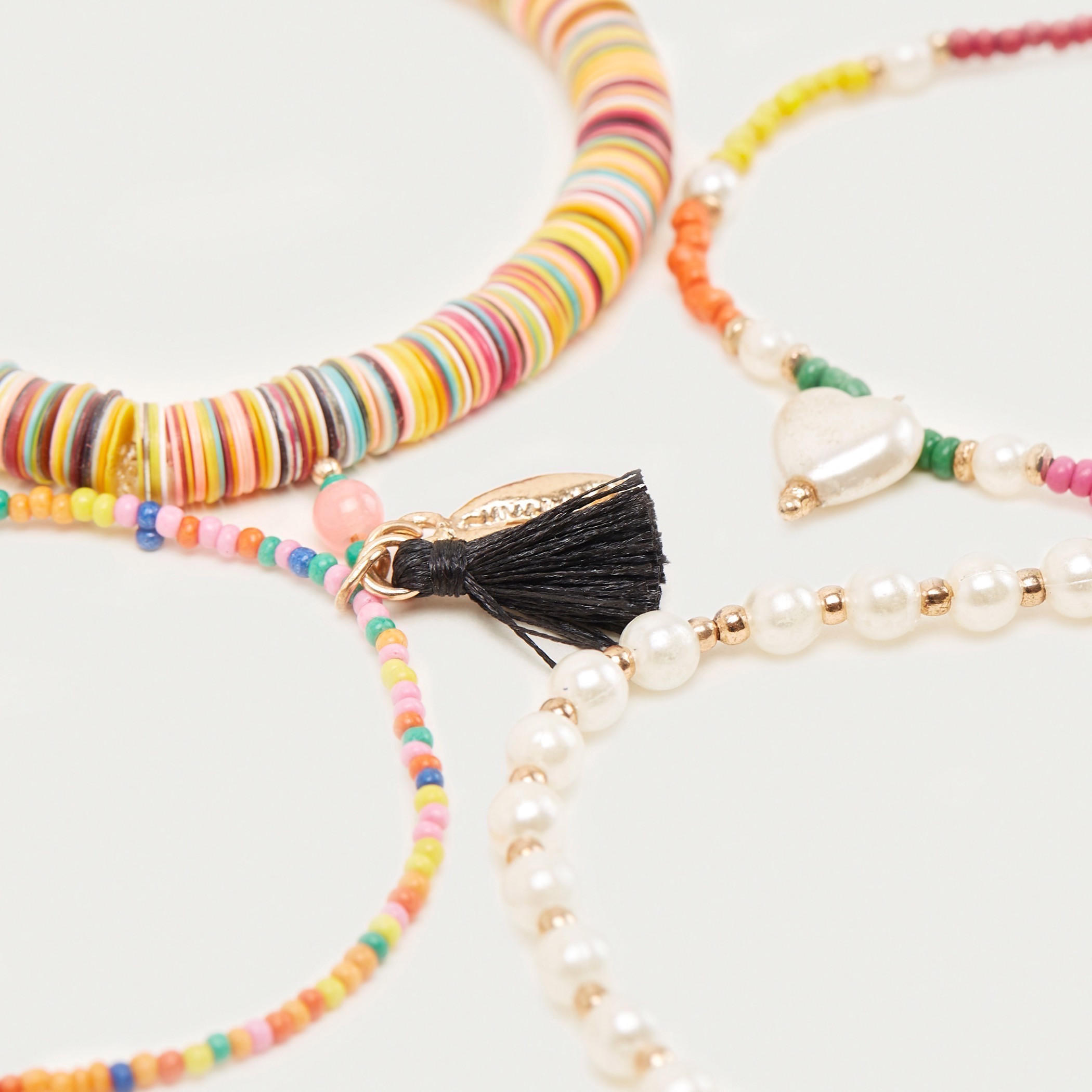 Set of 4 -  Bead Embellished Bracelets-women-watchesandjewellery-jewellery-banglesandbracelets-image-4