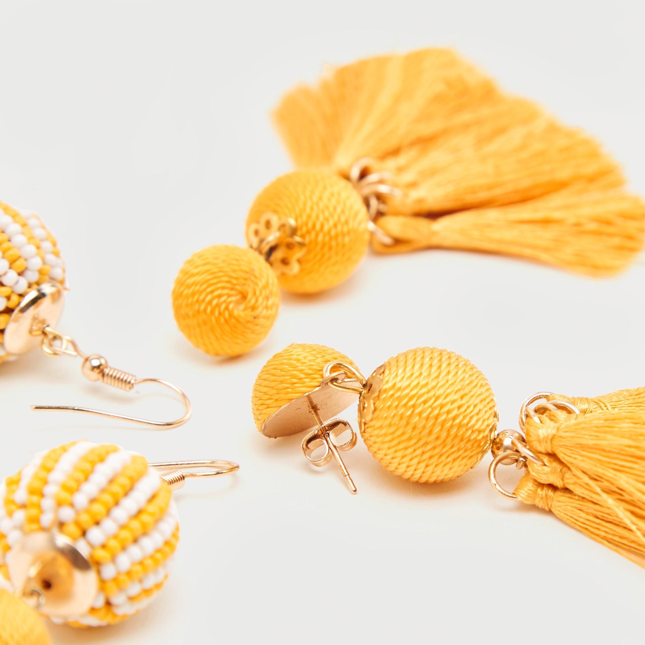 حلقان متدليّة بتزيينات متنوعة - طقم من 2-women-watchesandjewellery-jewellery-earrings-image-3