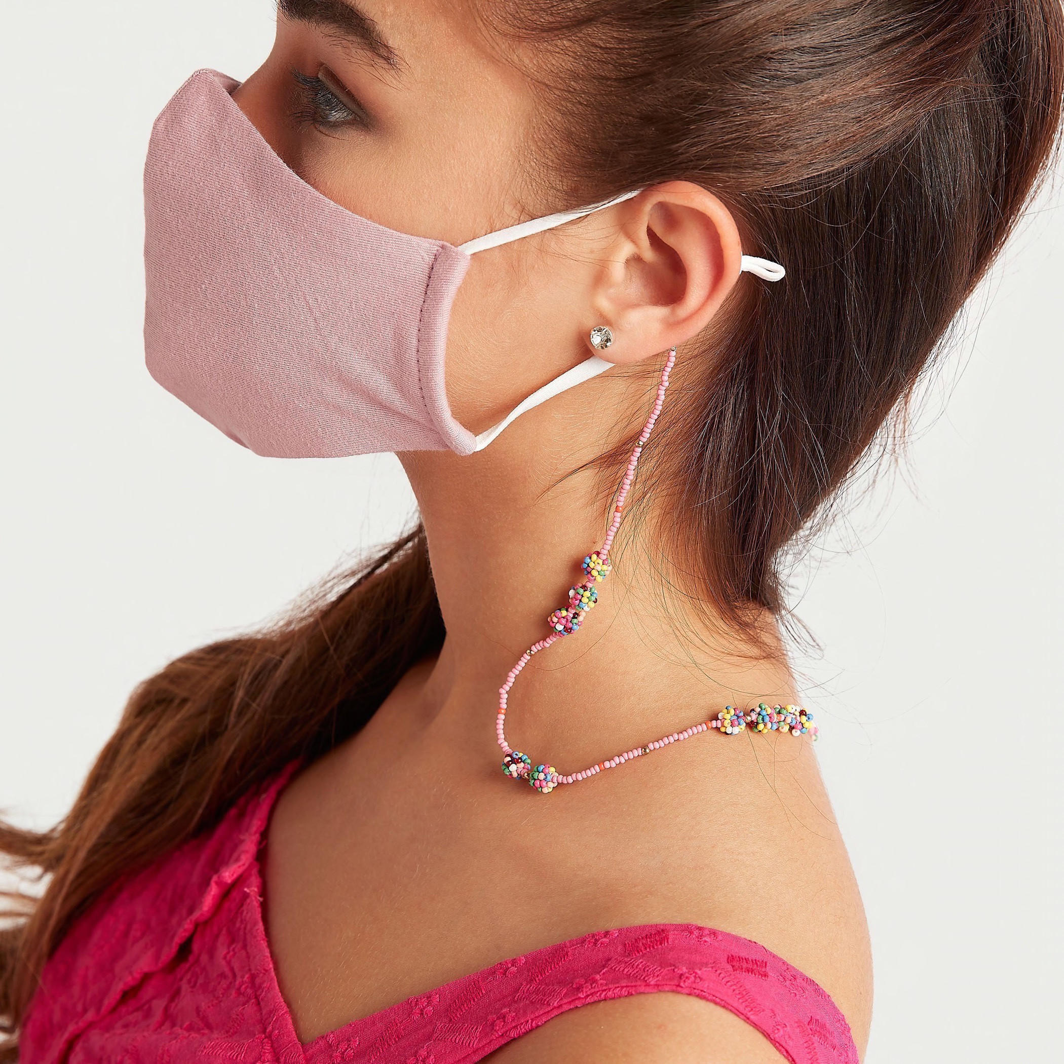 سلسلة قناع مزيّنة بالخرز بمشبك إغلاق-women-clothingaccessories-novelties-image-4