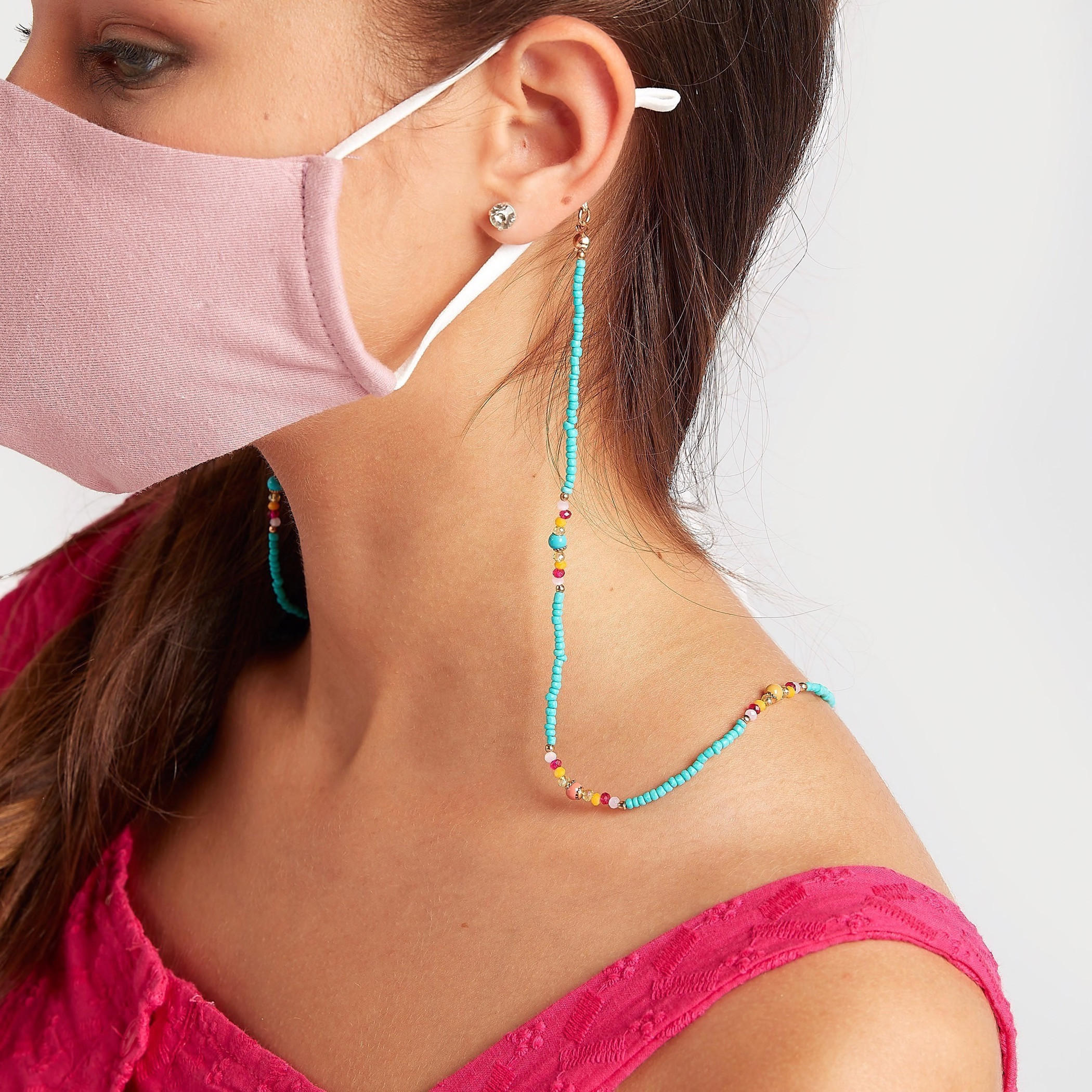 سلسلة قناع مطرّزة بمشبك إغلاق-women-clothingaccessories-novelties-image-2
