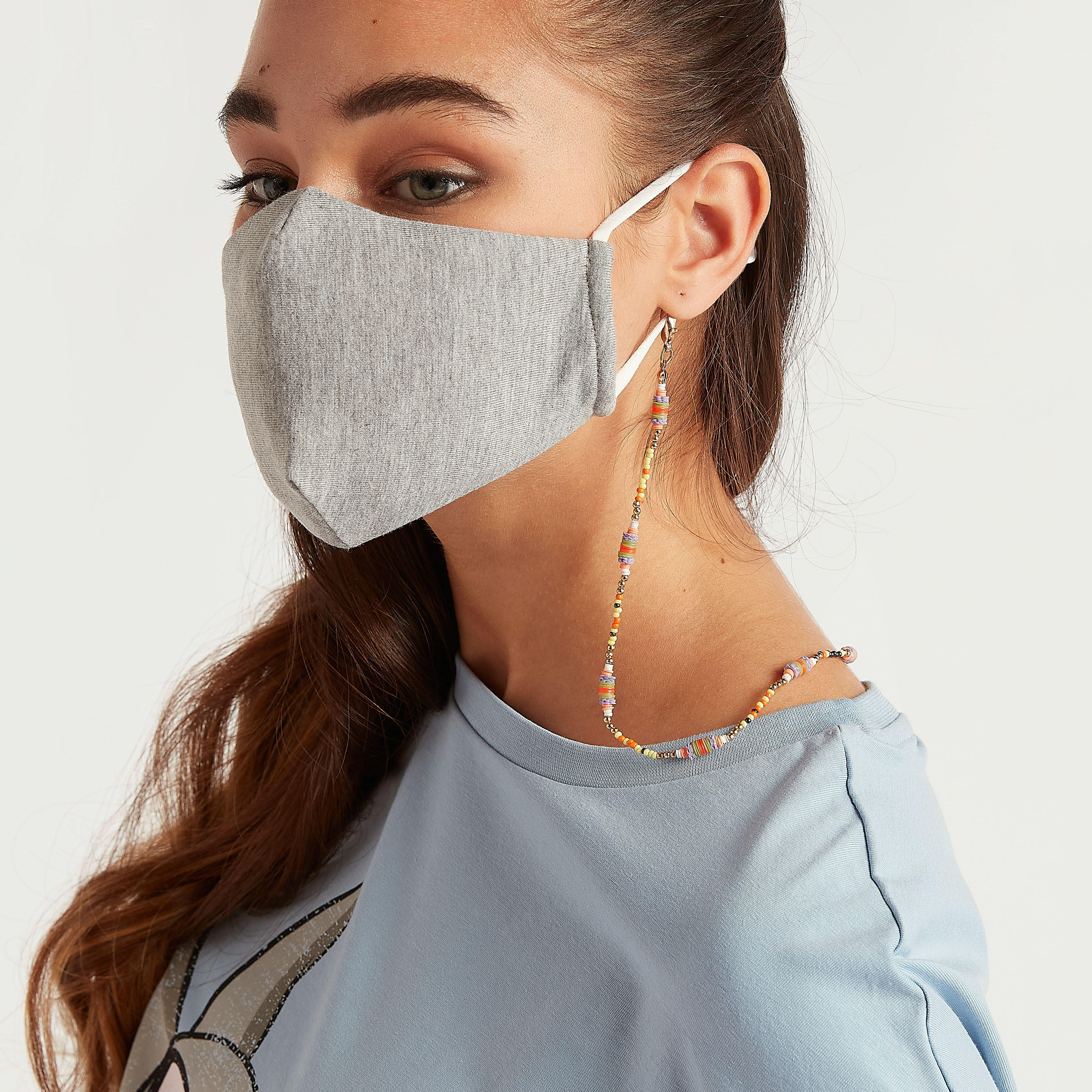 سلسلة قناع مزيّنة وبمشبك إغلاق-women-clothingaccessories-novelties-image-2