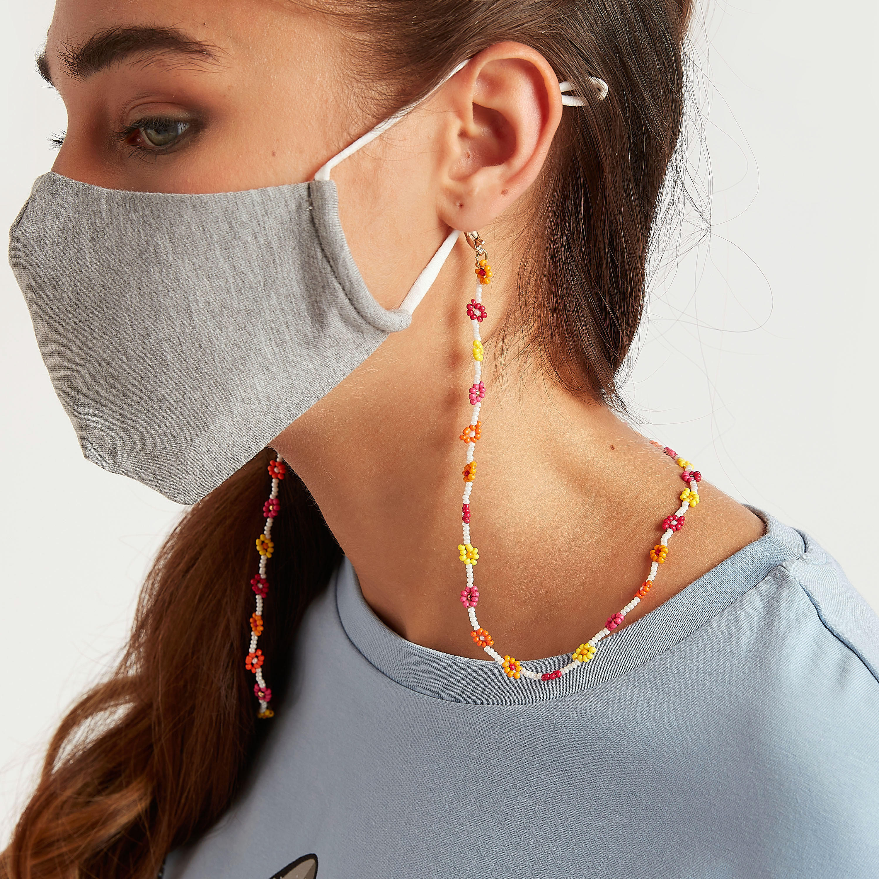 سلسلة قناع مزيّنة بالخرز بمشبك إغلاق-women-clothingaccessories-novelties-image-2
