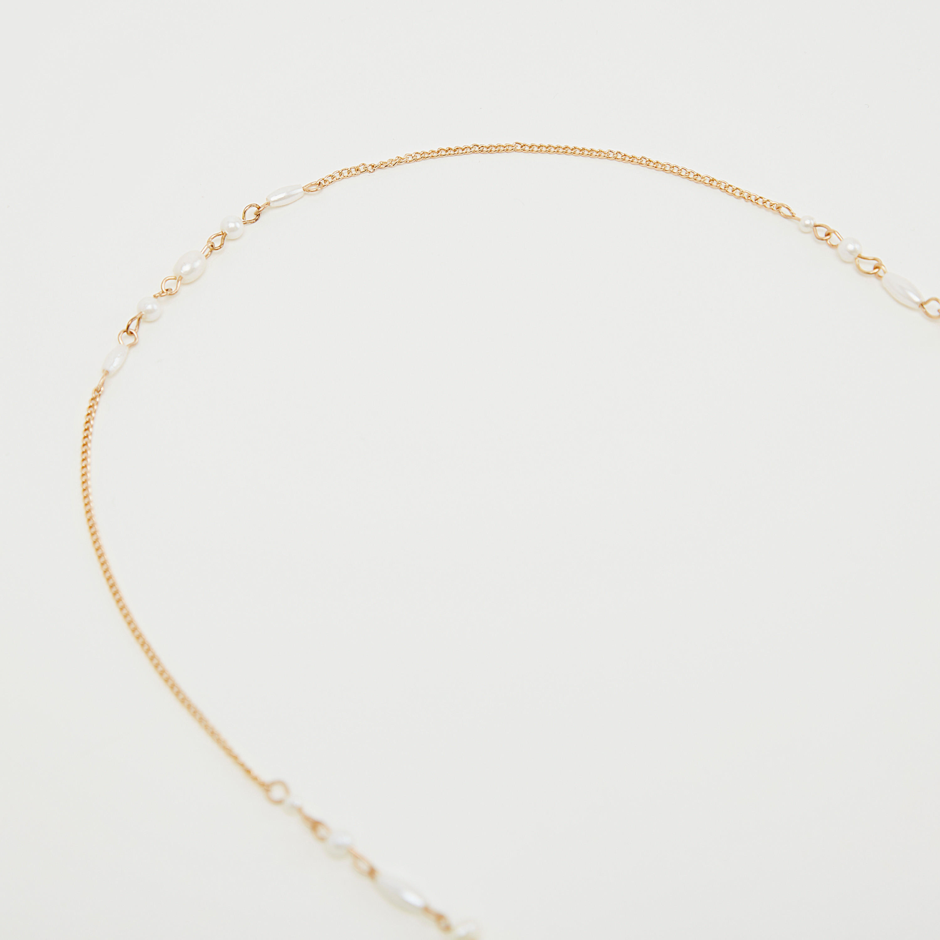 عقد ميتاليك مزّين بمشبك إغلاق-women-watchesandjewellery-jewellery-necklacesandpendants-image-2