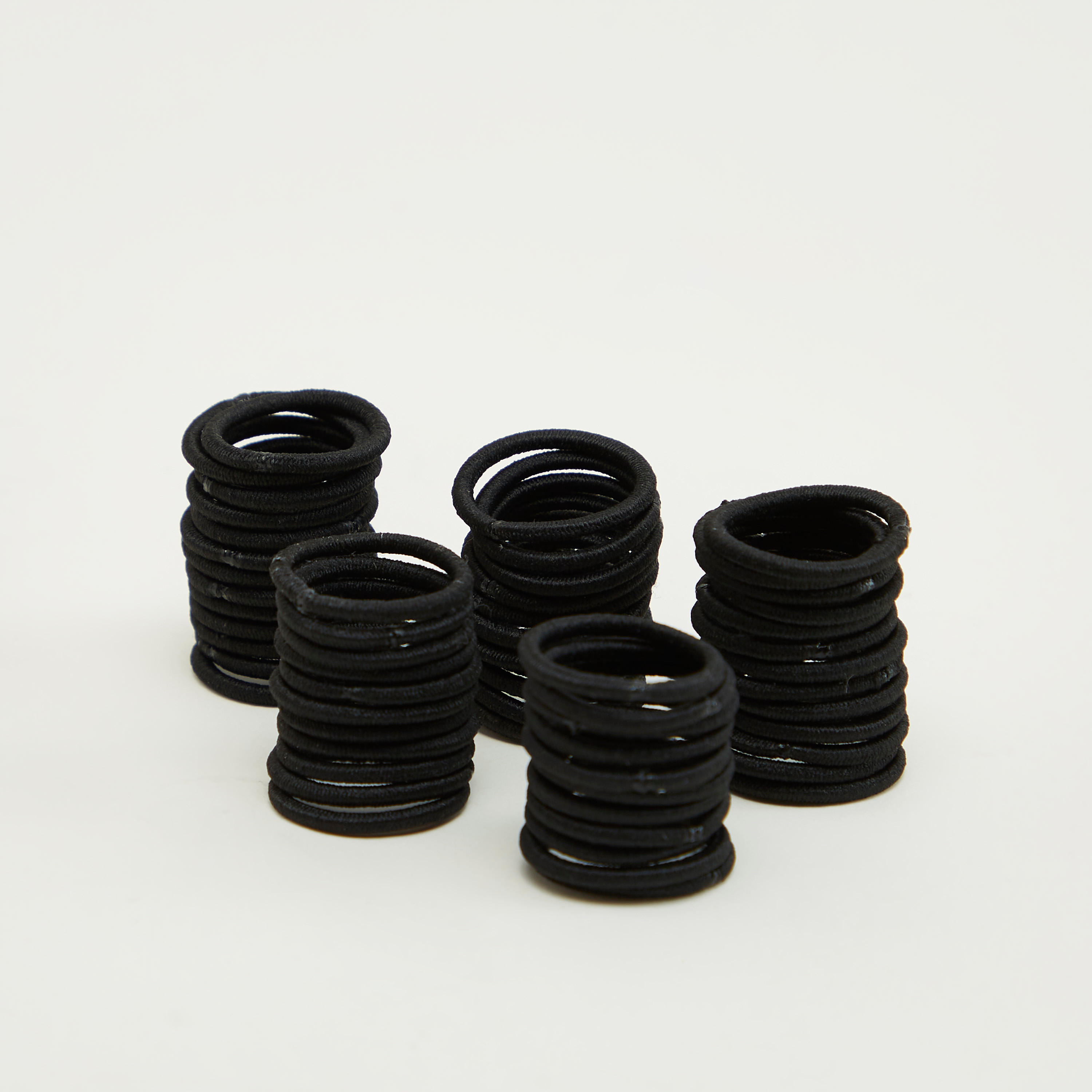 Set of 60 - Solid Elasticated Hair Tie-women-hairaccessories-image-1